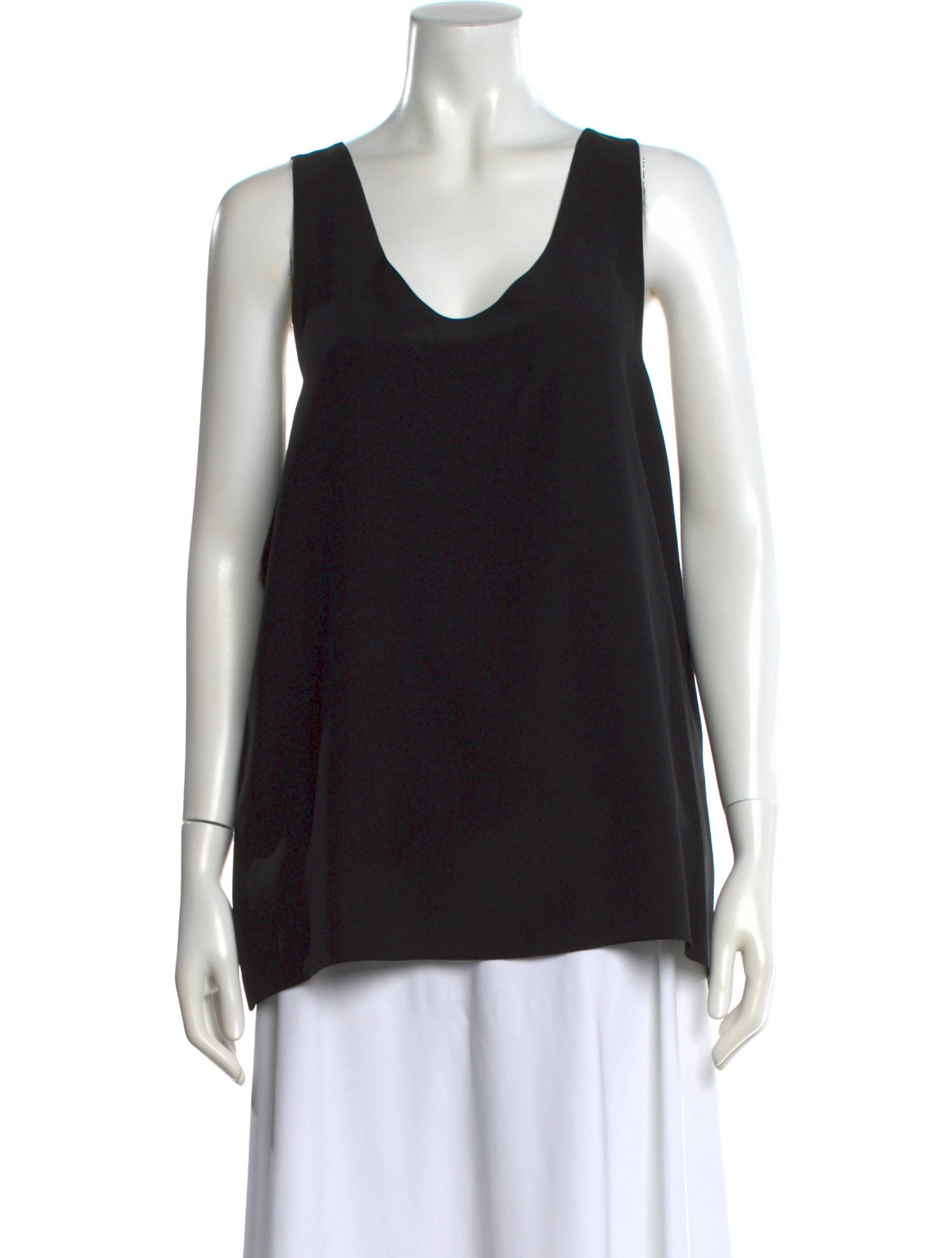 Chloé Silk Scoop Neck Top