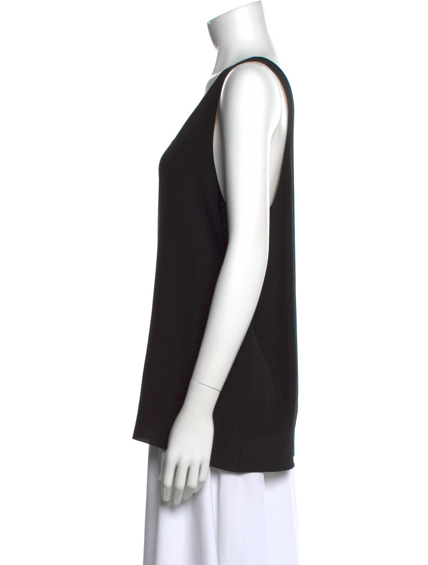 Chloé Silk Scoop Neck Top