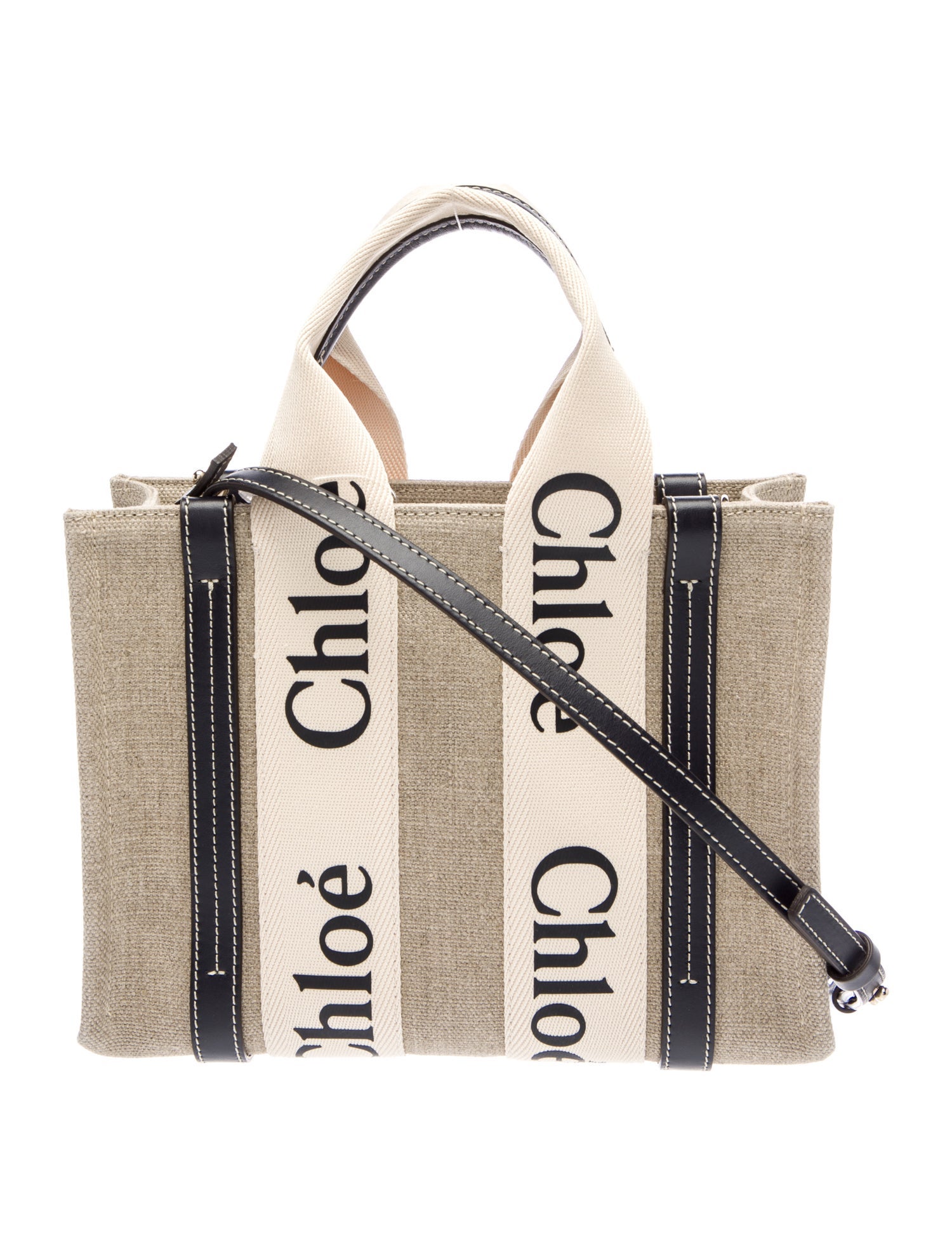 Chloé Canvas Top Handle Bag w/ Tags
