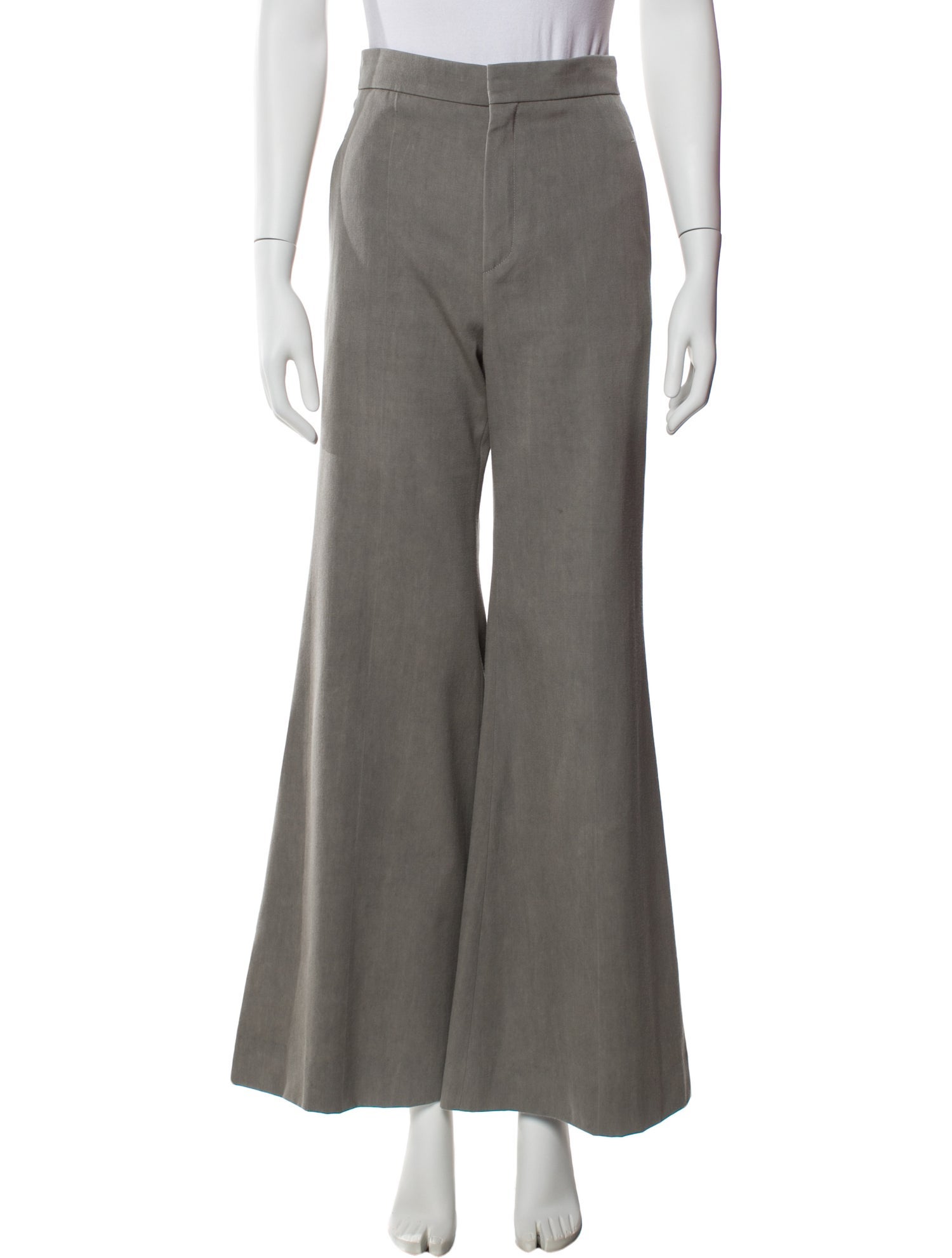 Chloé Virgin Wool Wide Leg Pants