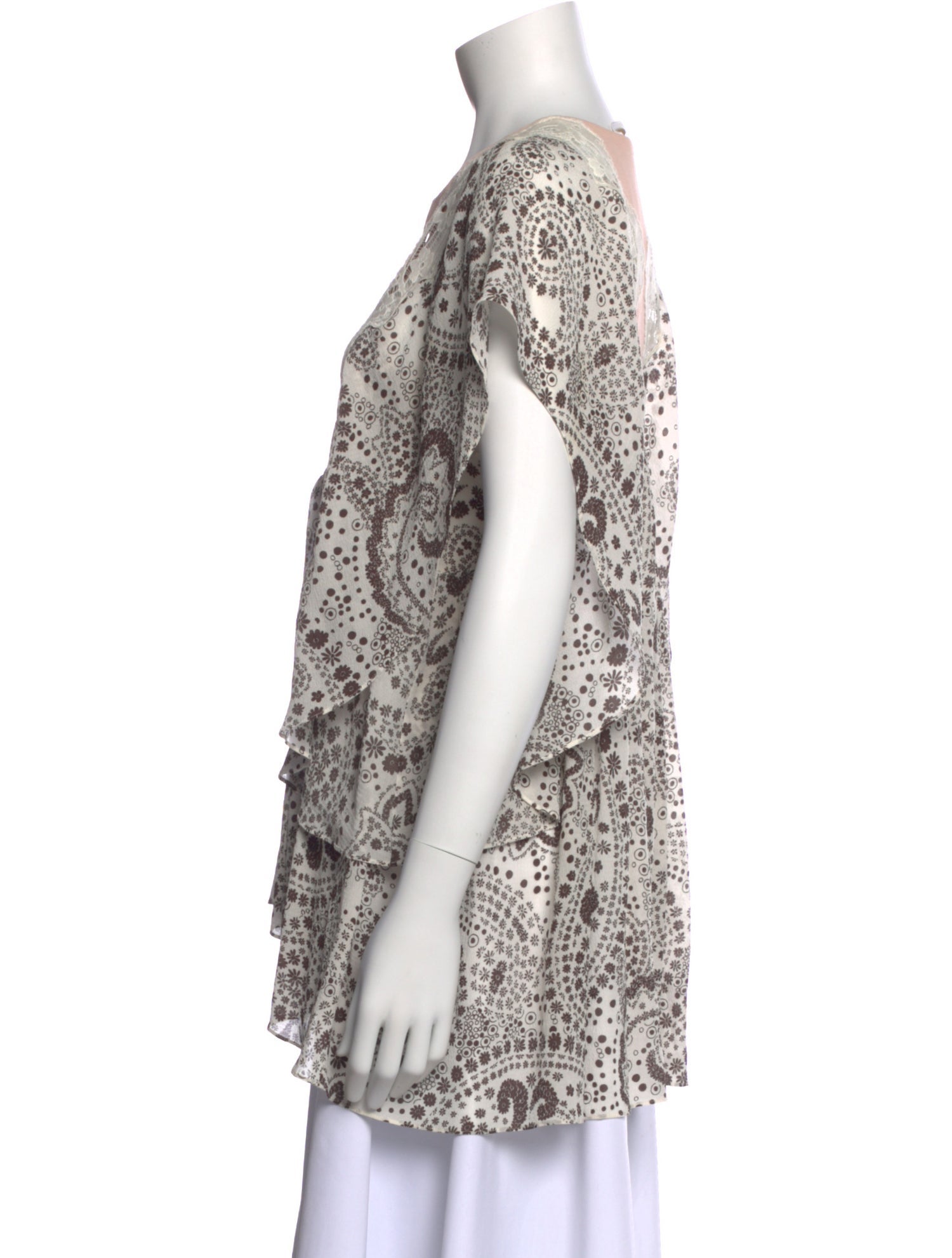 Chloé Silk Paisley Print Blouse