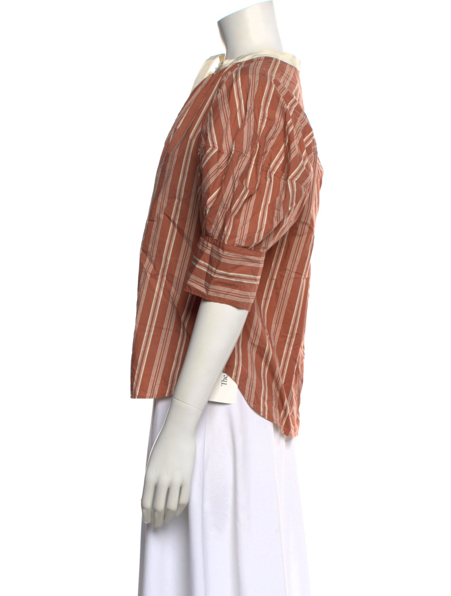 Chloé Silk Striped Blouse