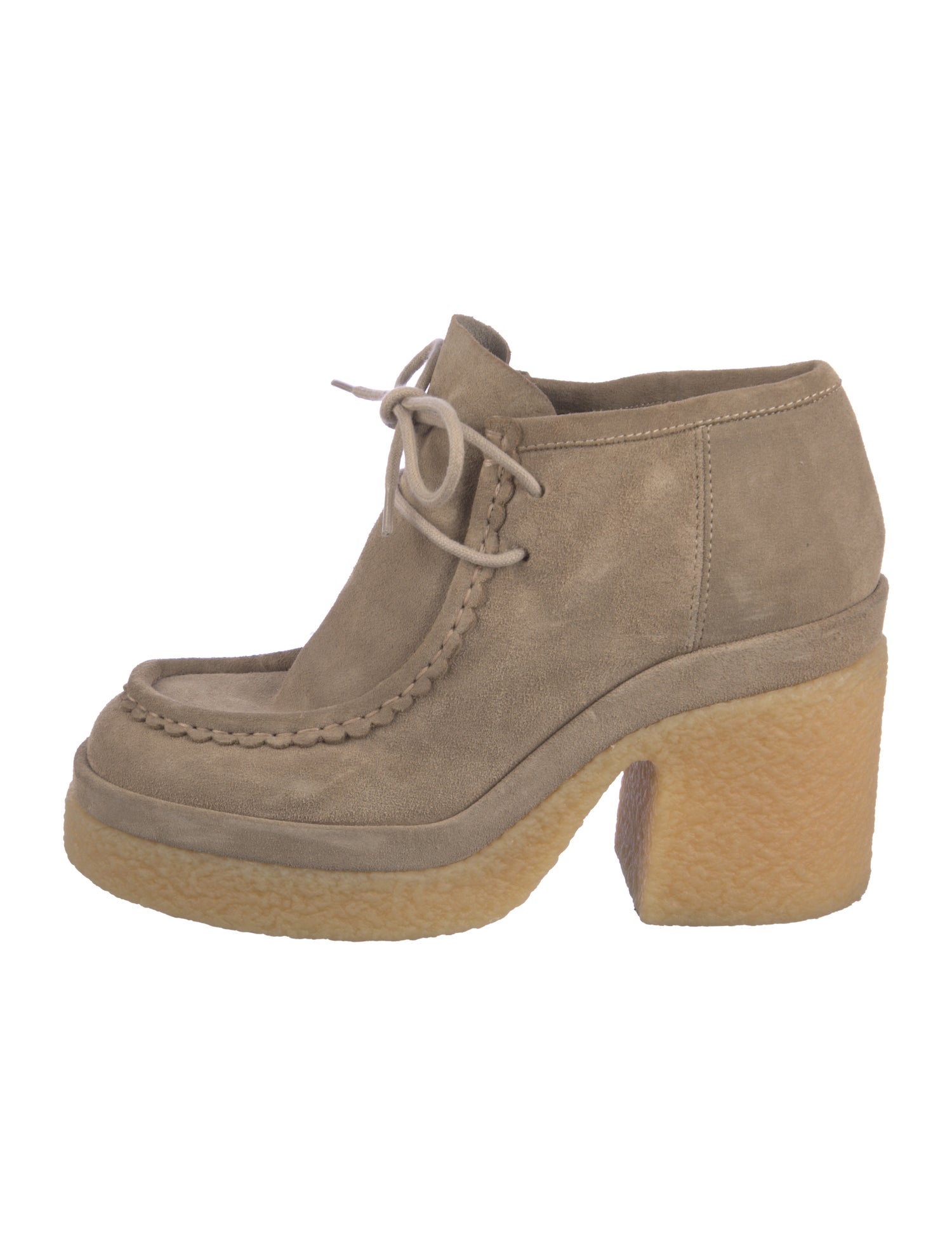 Chloé Suede Lace-Up Boots