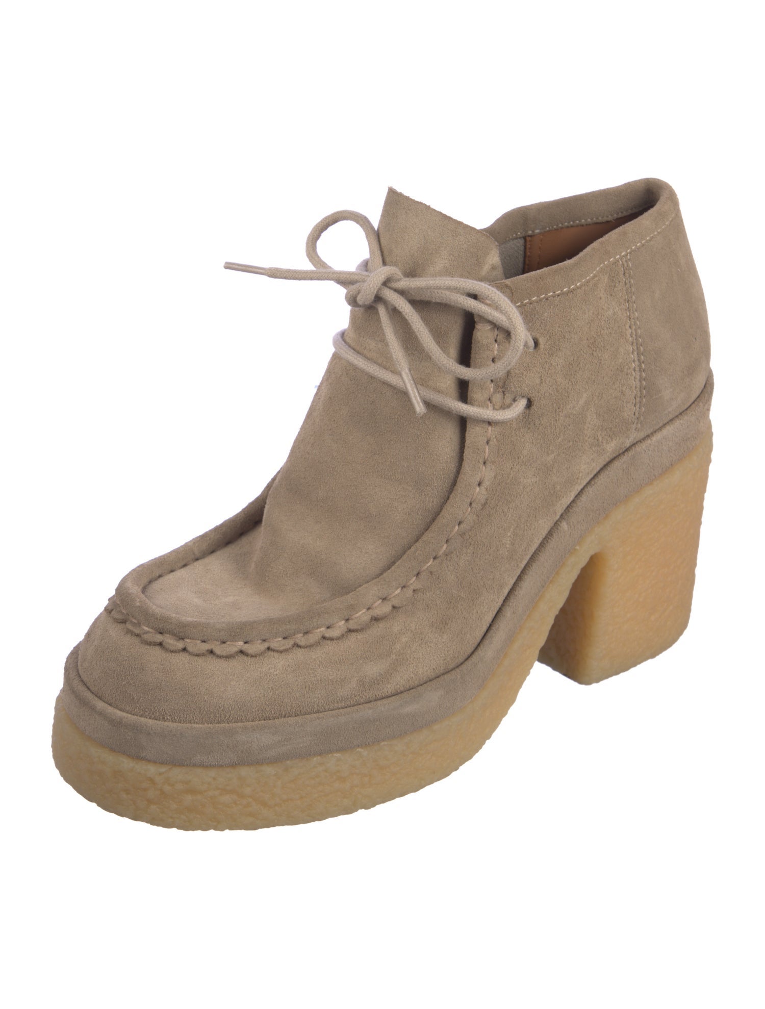 Chloé Suede Lace-Up Boots
