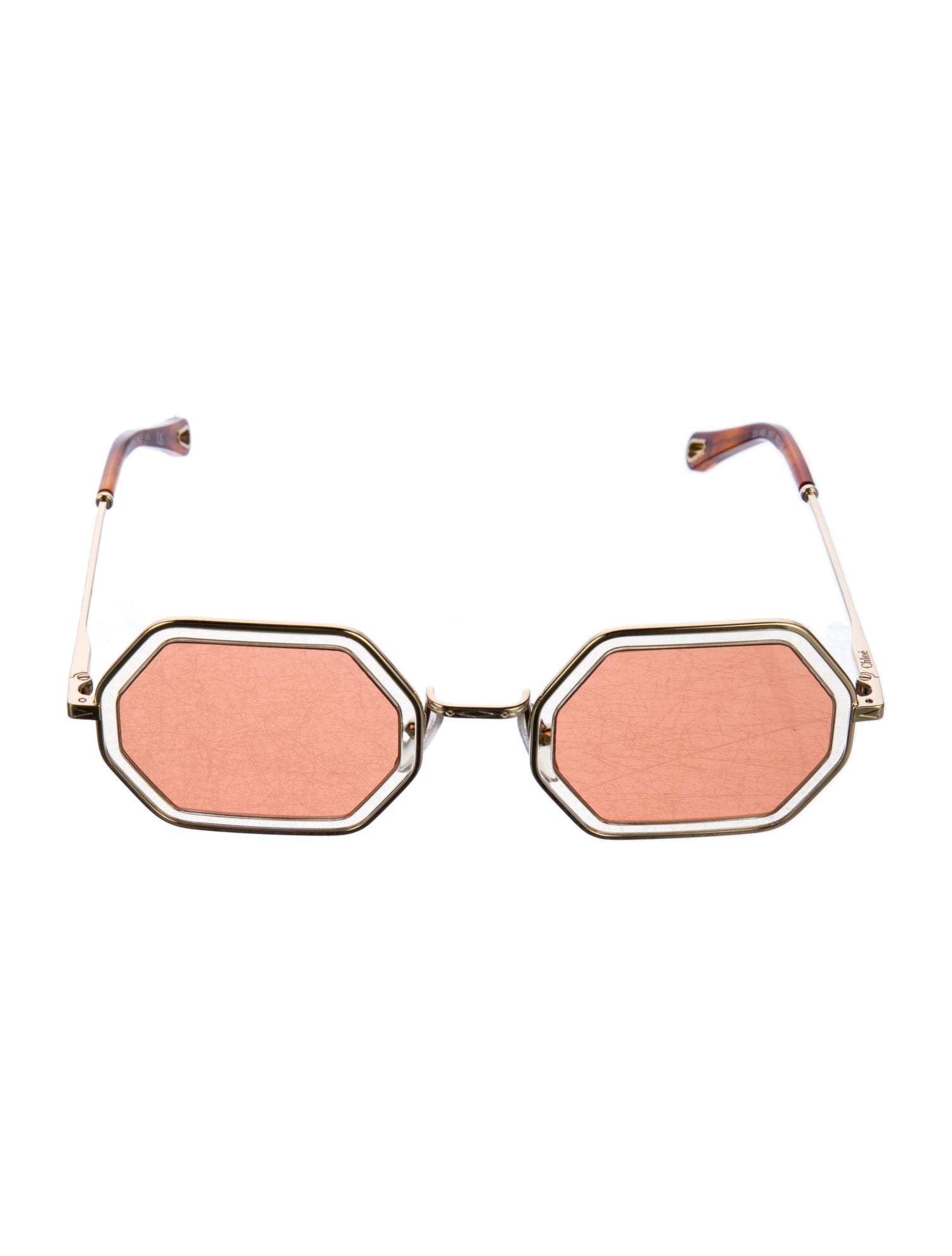 Chloé Square Tinted Sunglasses