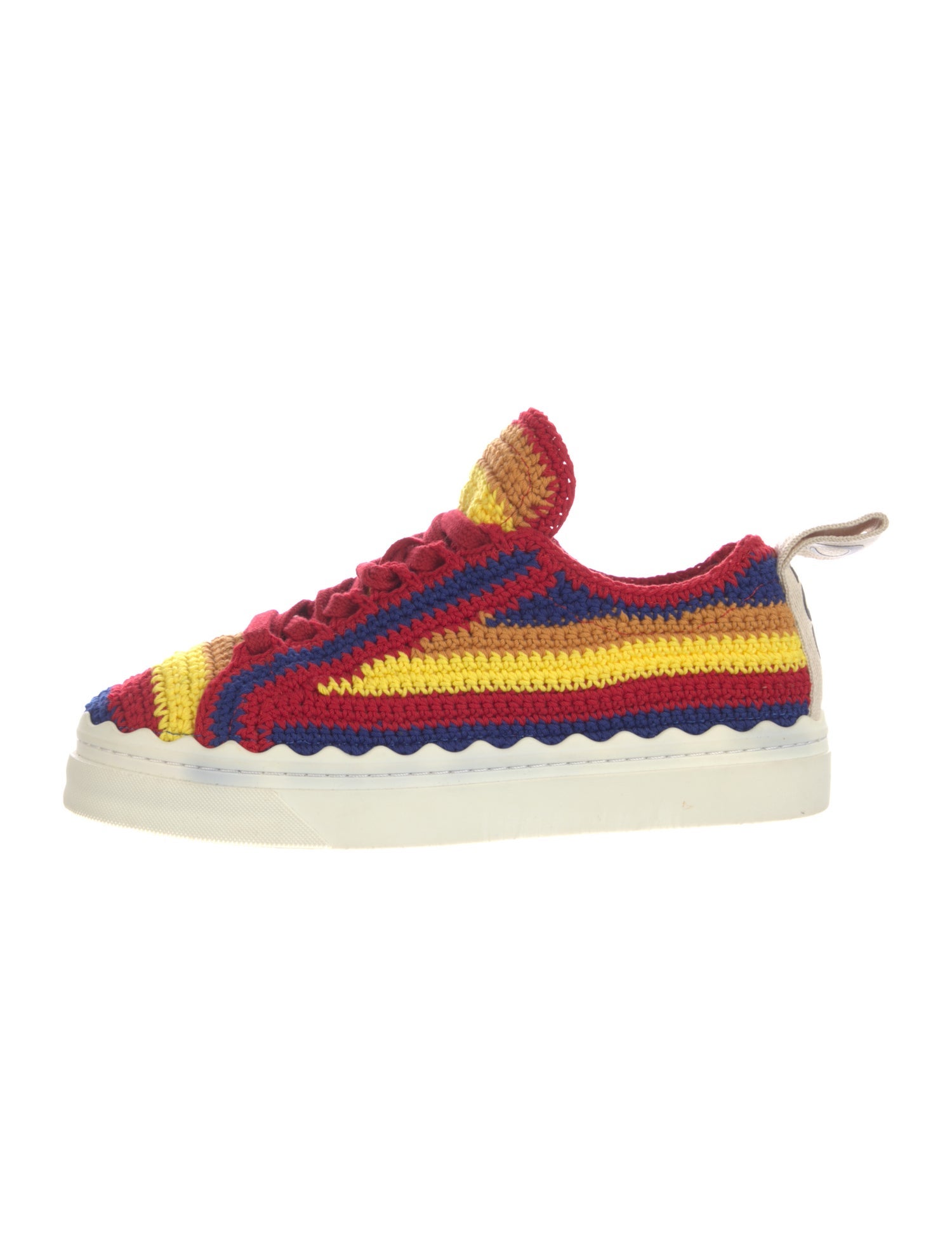 Chloé Colorblock Pattern Sneakers