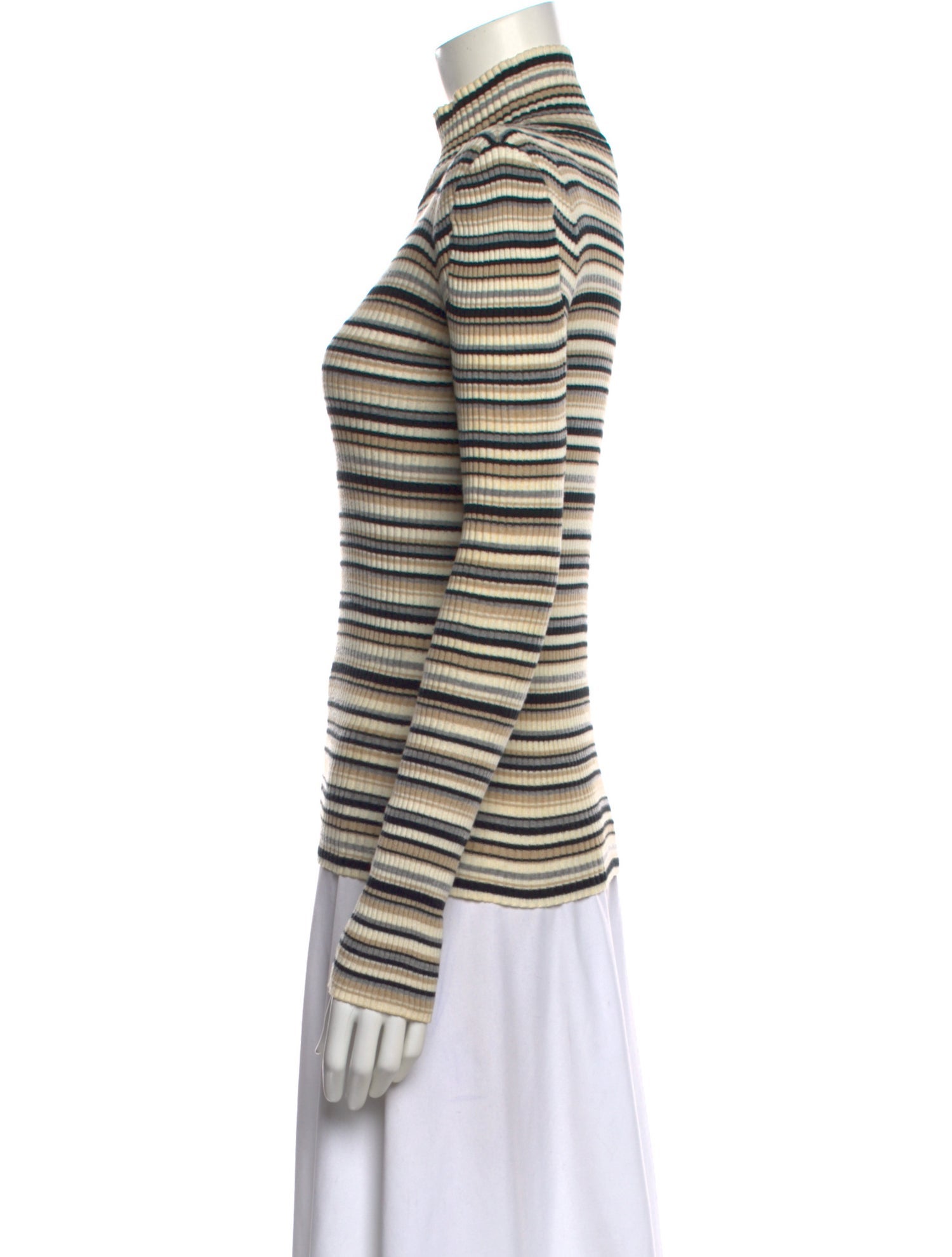 Chloé Striped Turtleneck Top