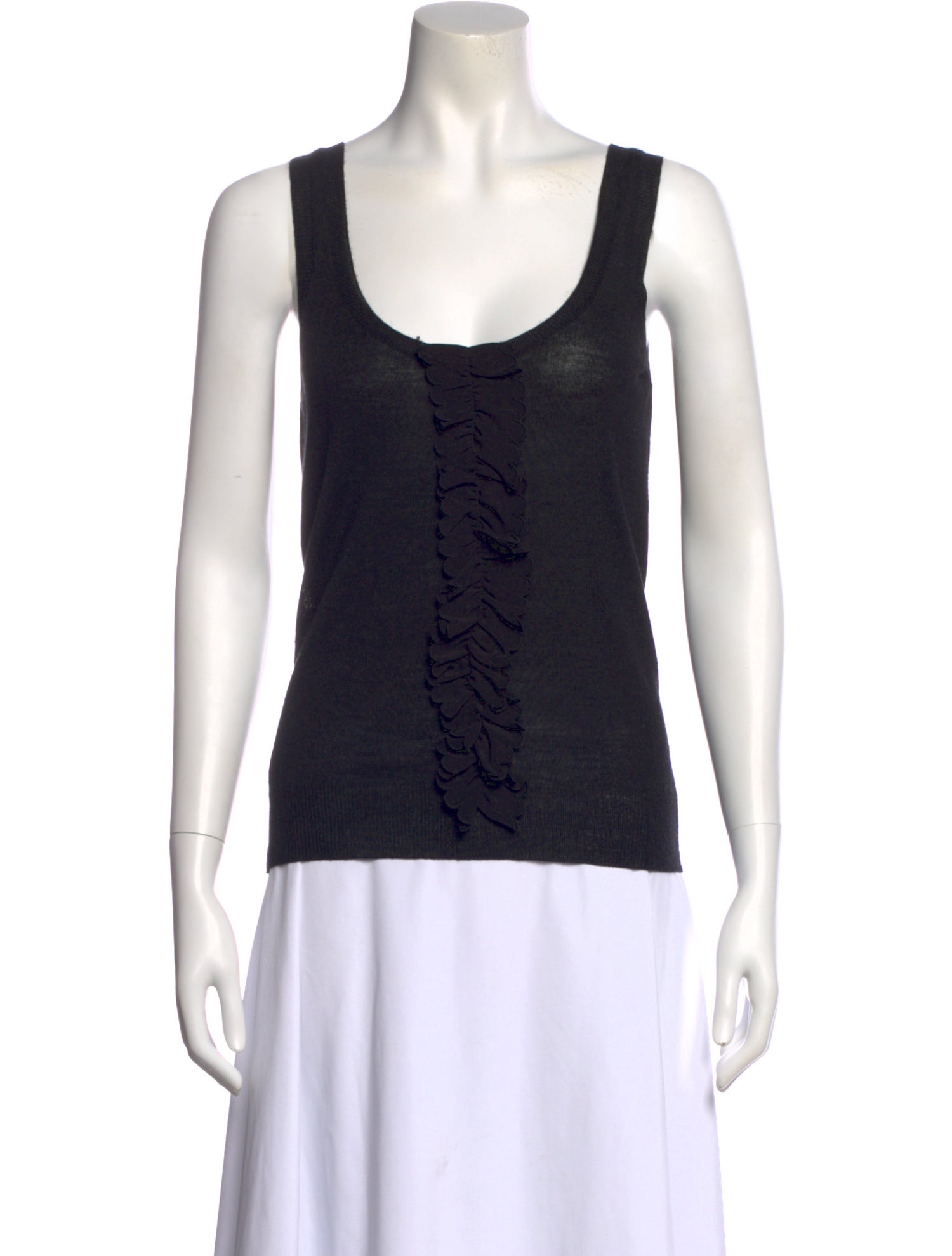 Chloé Wool Scoop Neck Top