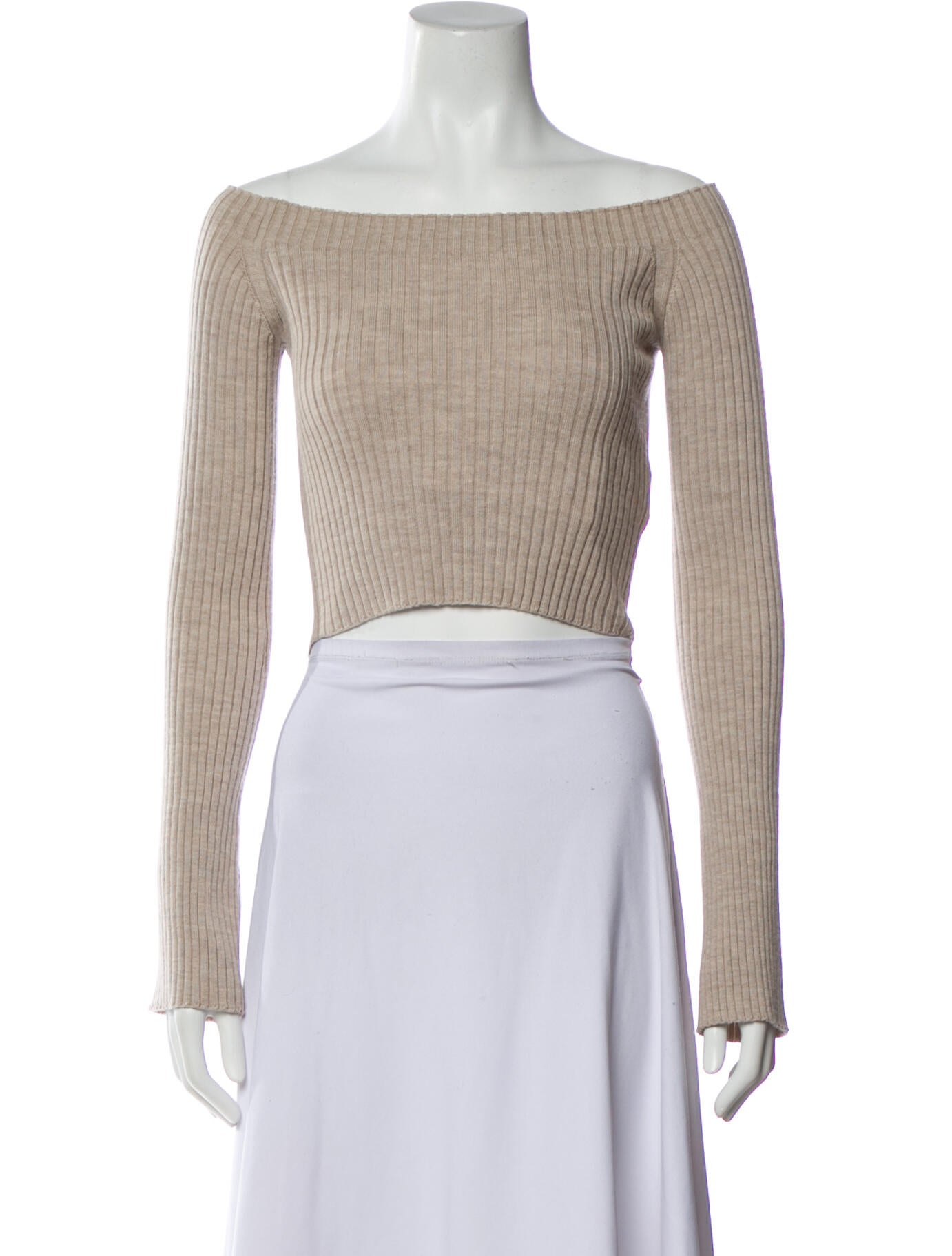 Chloé Wool Off-The-Shoulder Sweater