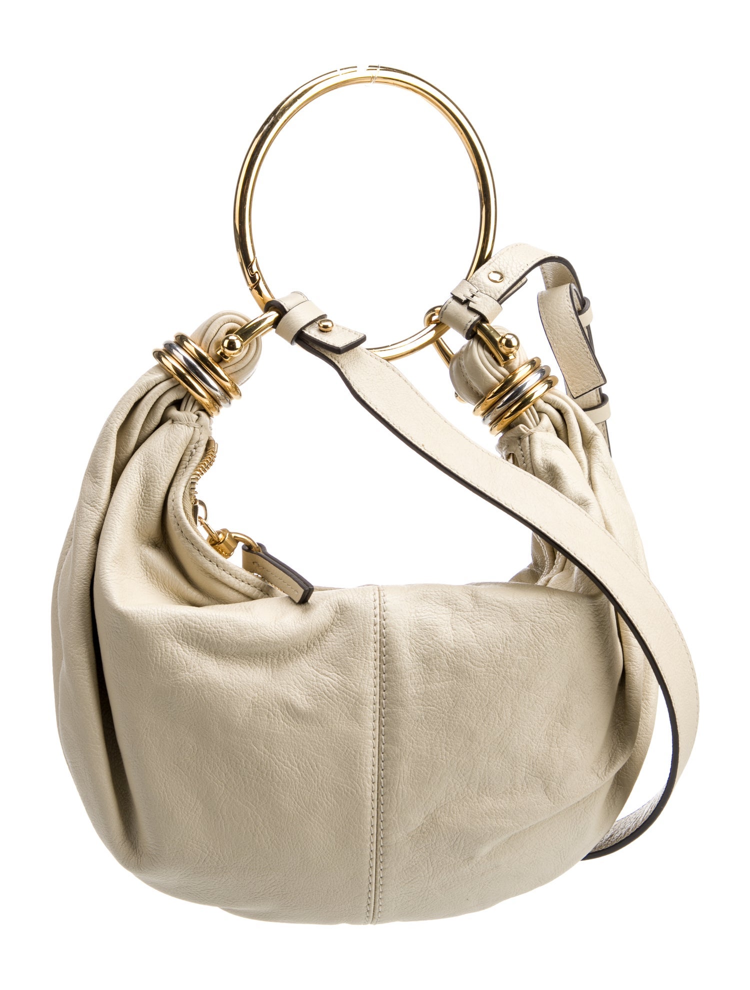 Chloé Leather Bracelet Hobo Bag Small 2024