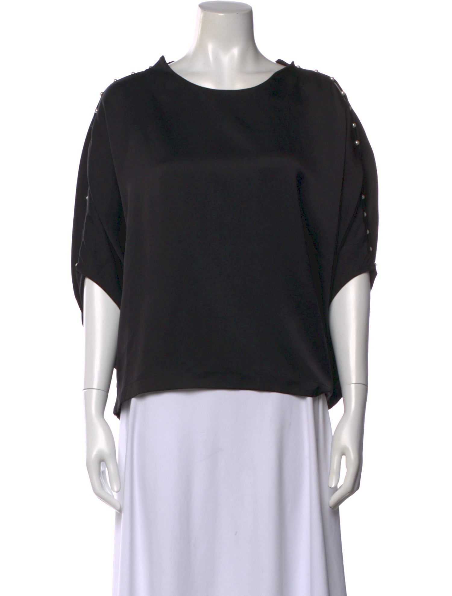 Chloé Silk Crew Neck Blouse