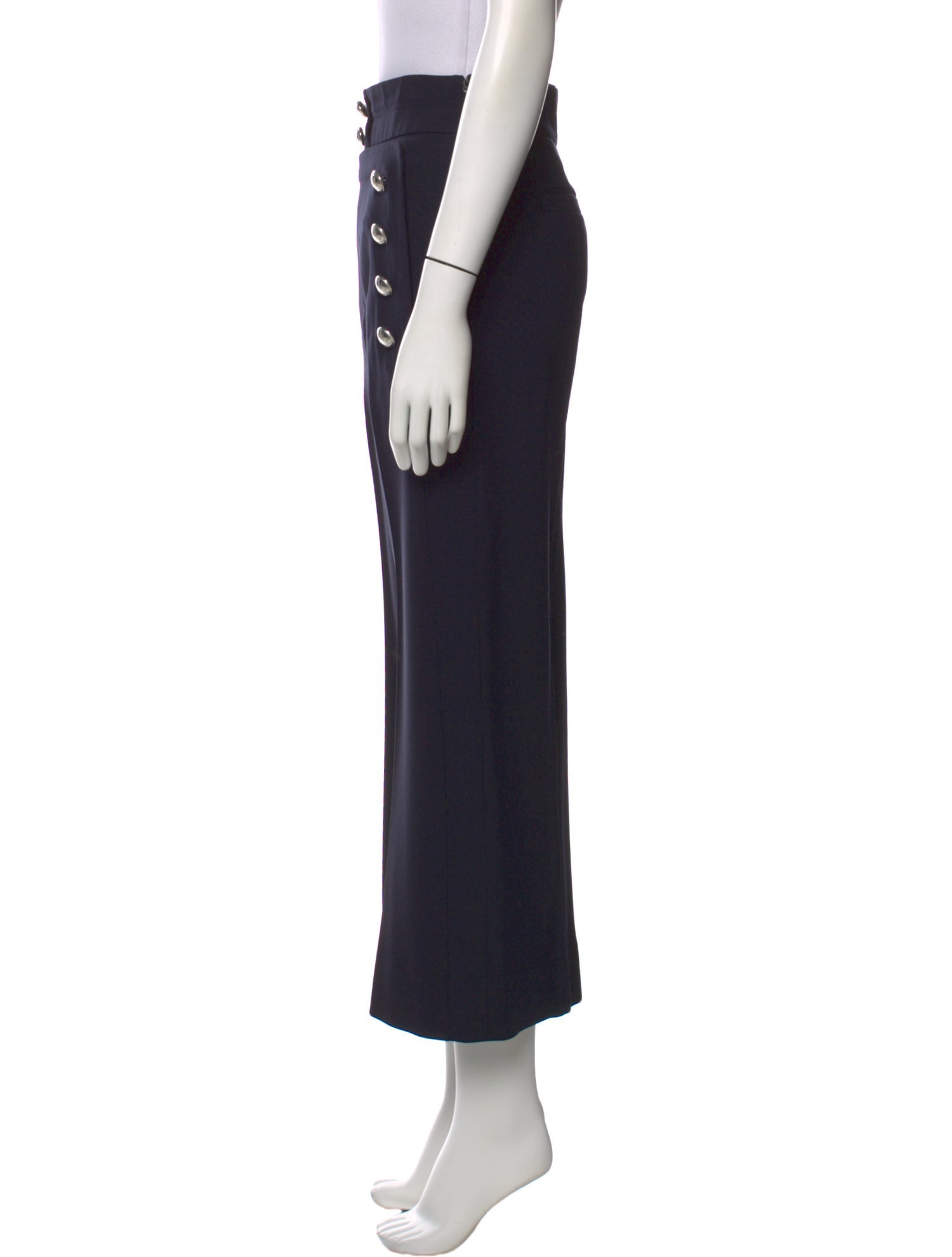 Chloé Virgin Wool Wide Leg Pants