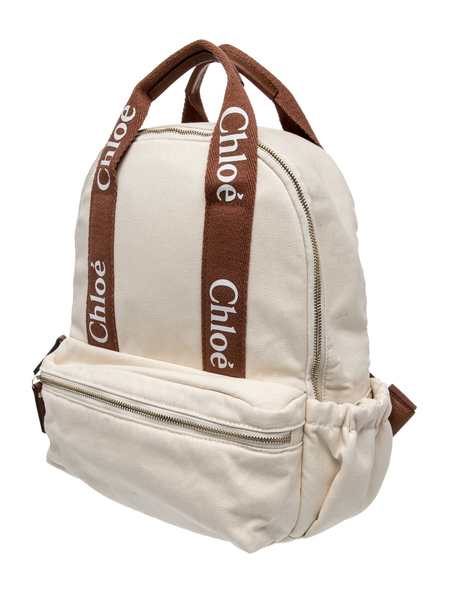 Chloé Leather Trim Diaper Bag