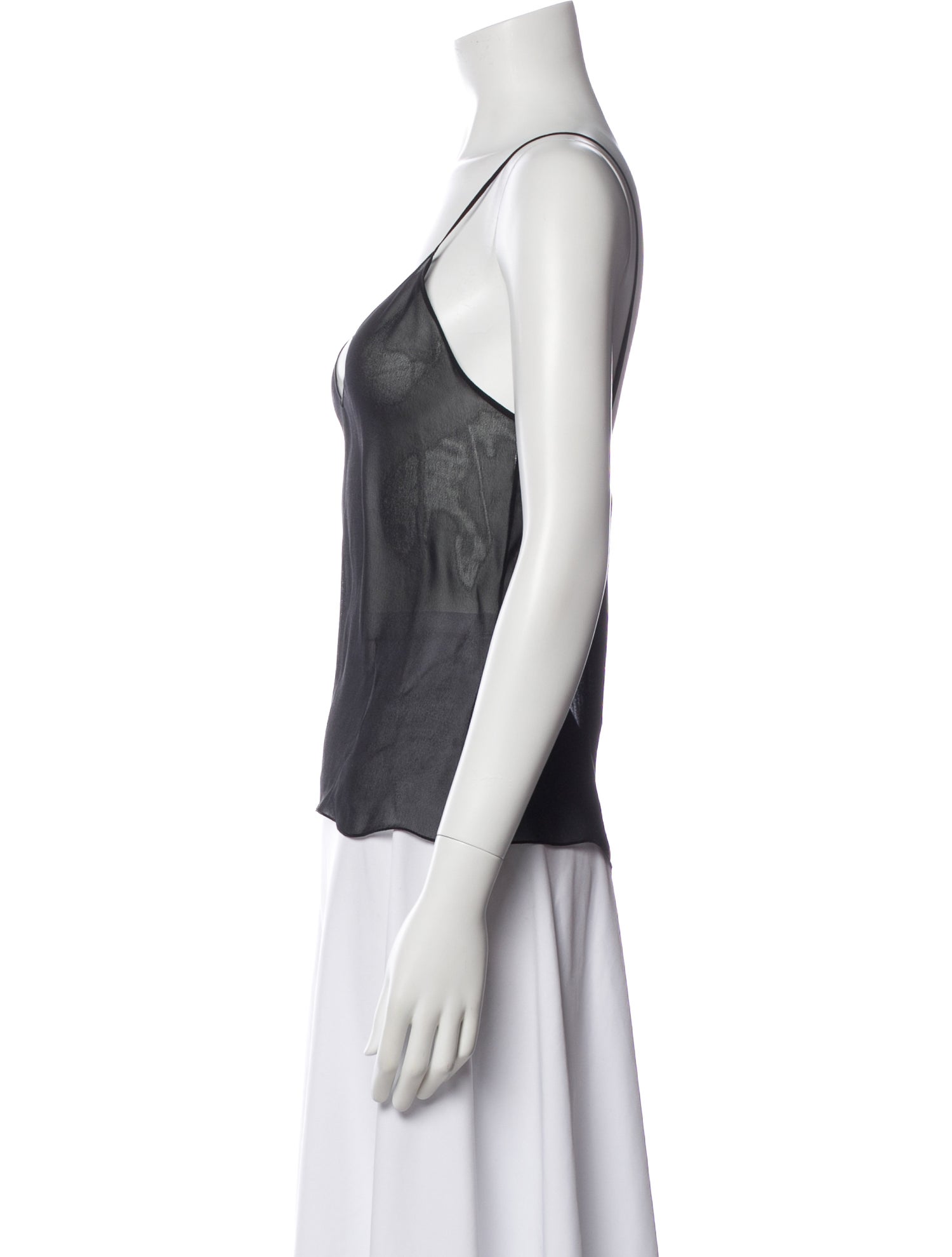 Chloé Wool V-Neck Top