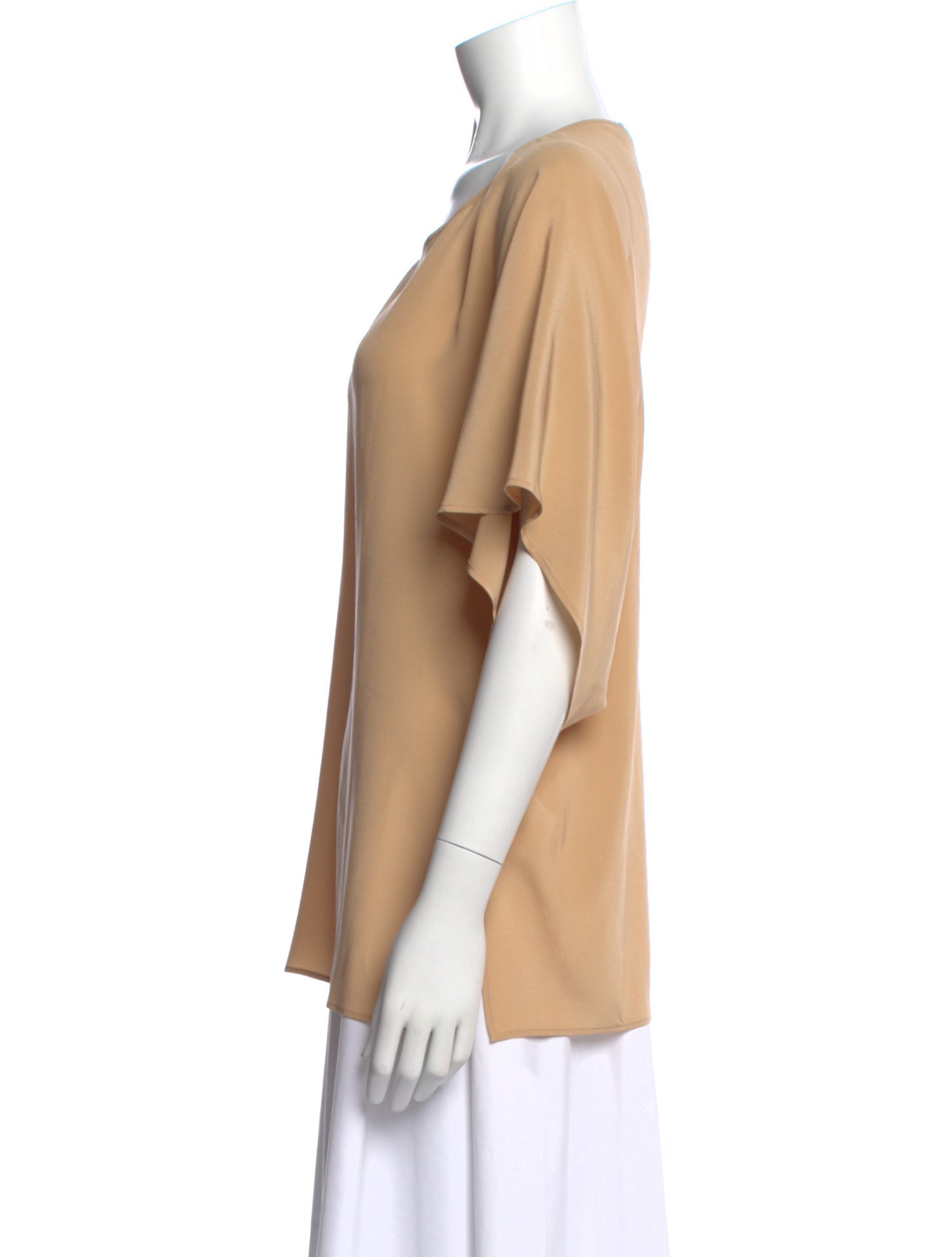 Chloé Silk Crew Neck Blouse