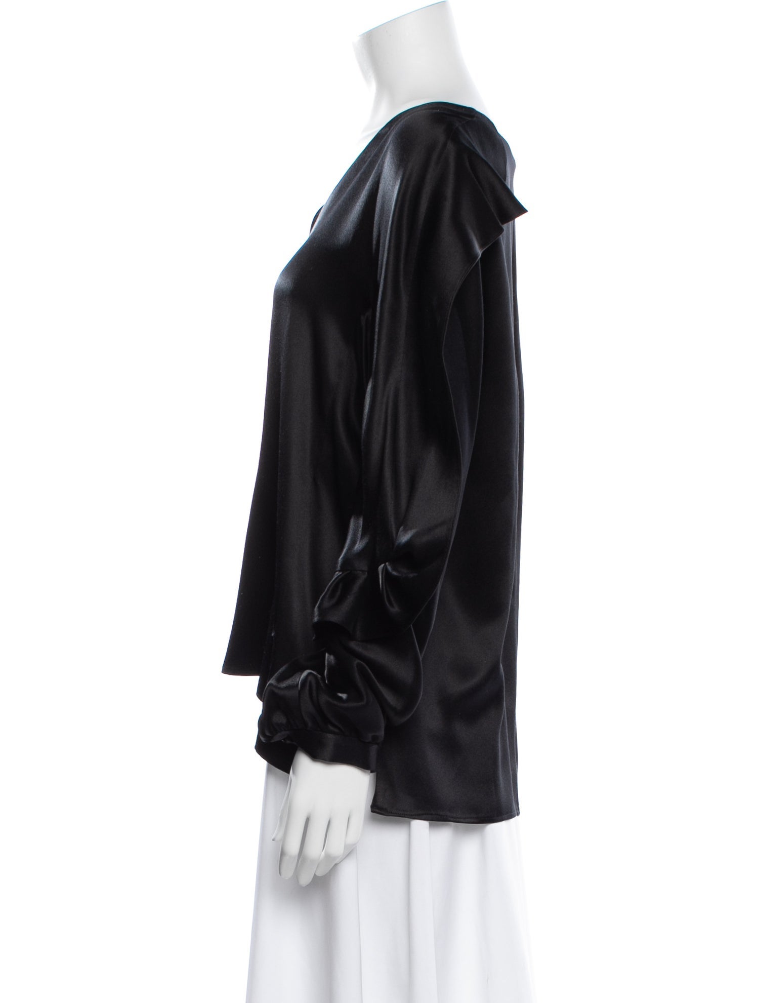 Chloé Silk V-Neck Blouse