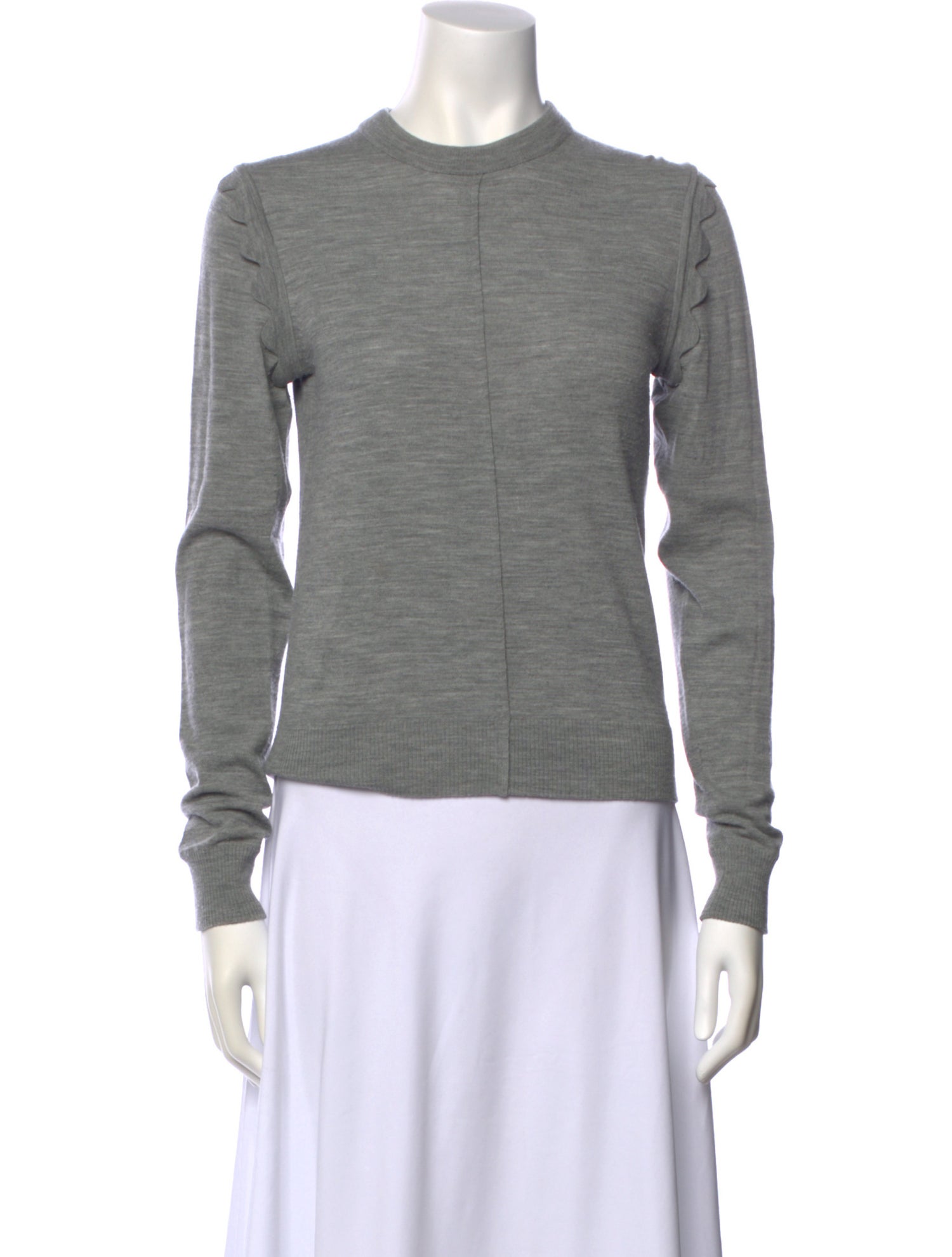 Chloé Wool Mock Neck Sweatshirt