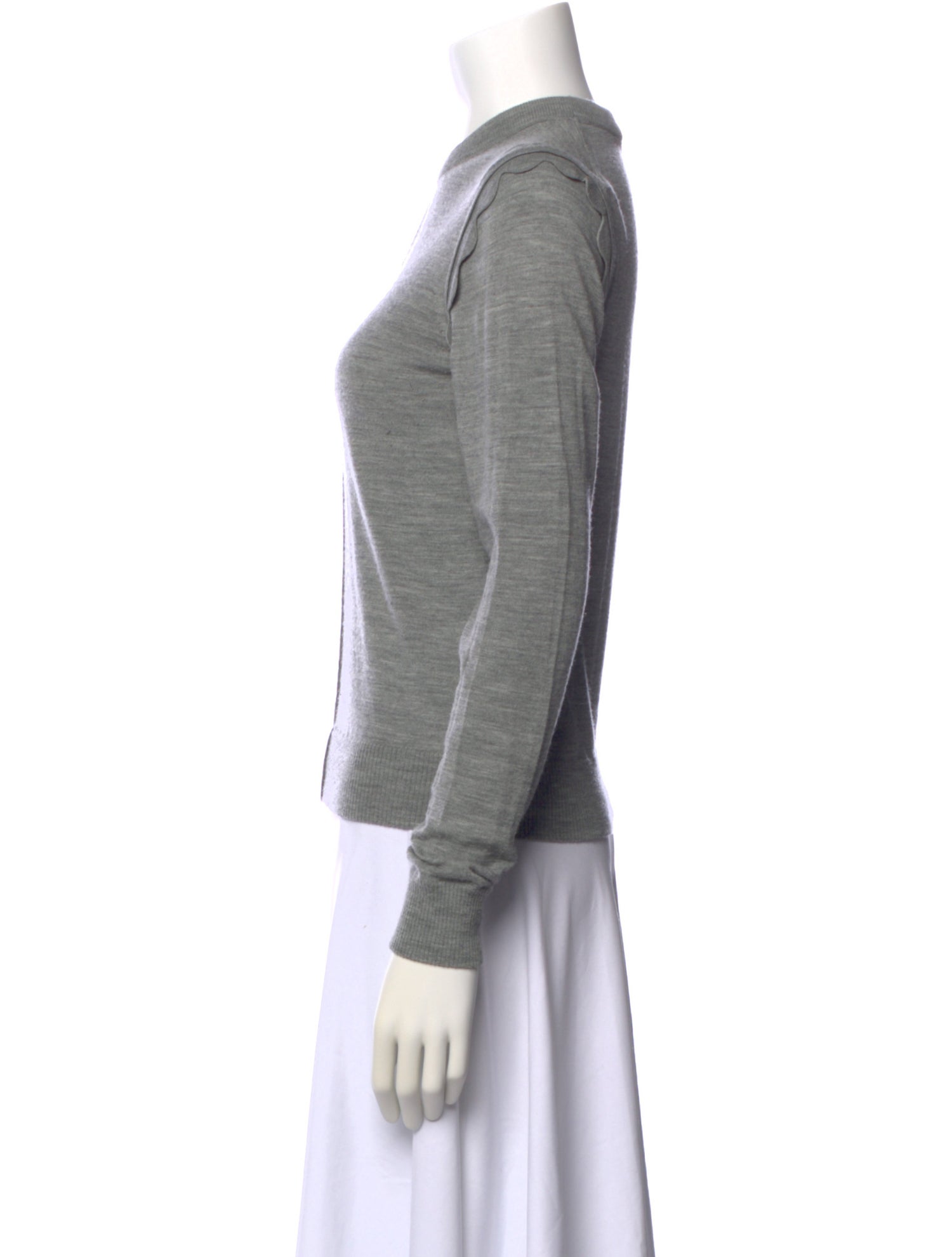 Chloé Wool Mock Neck Sweatshirt