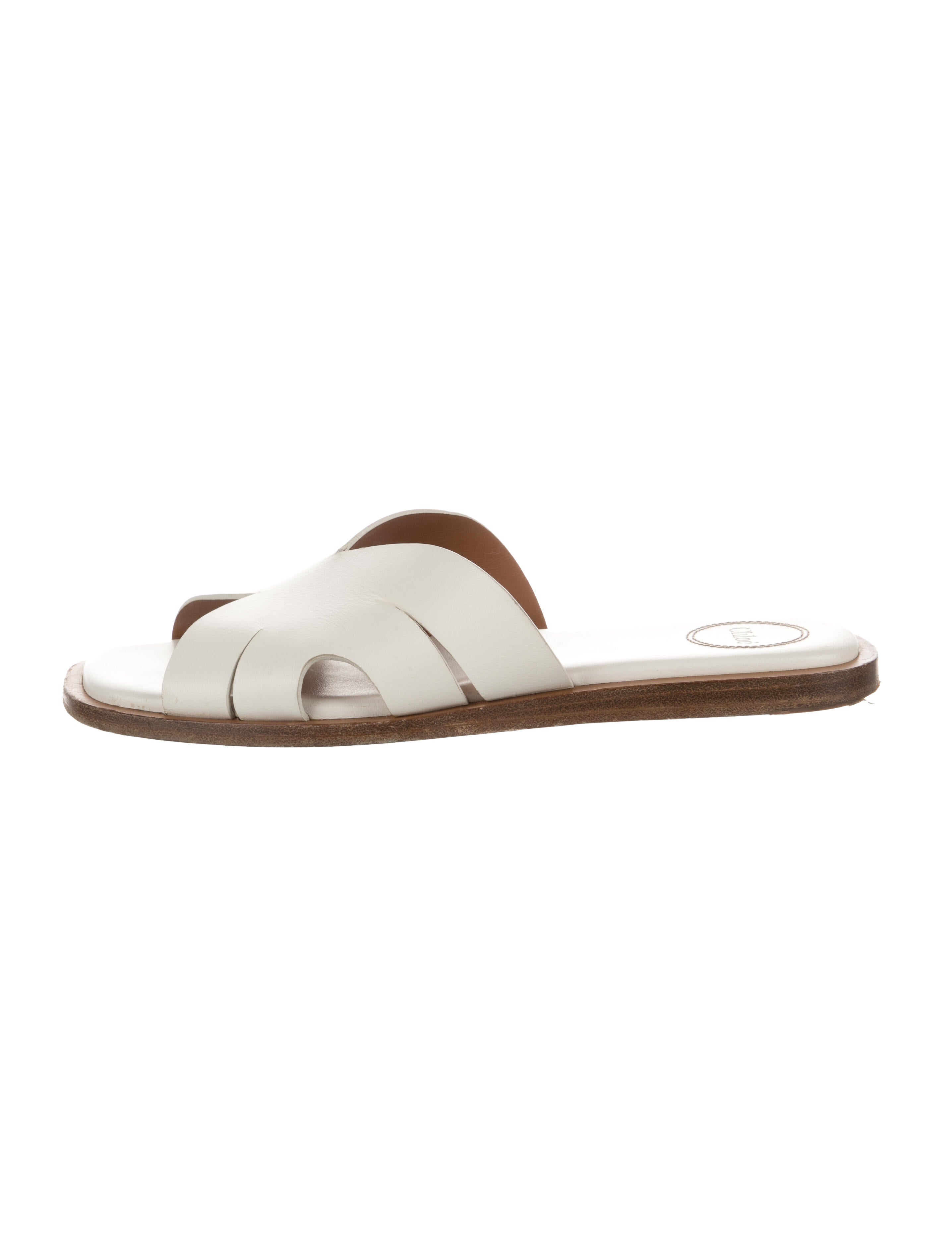 Chloé Leather Slides