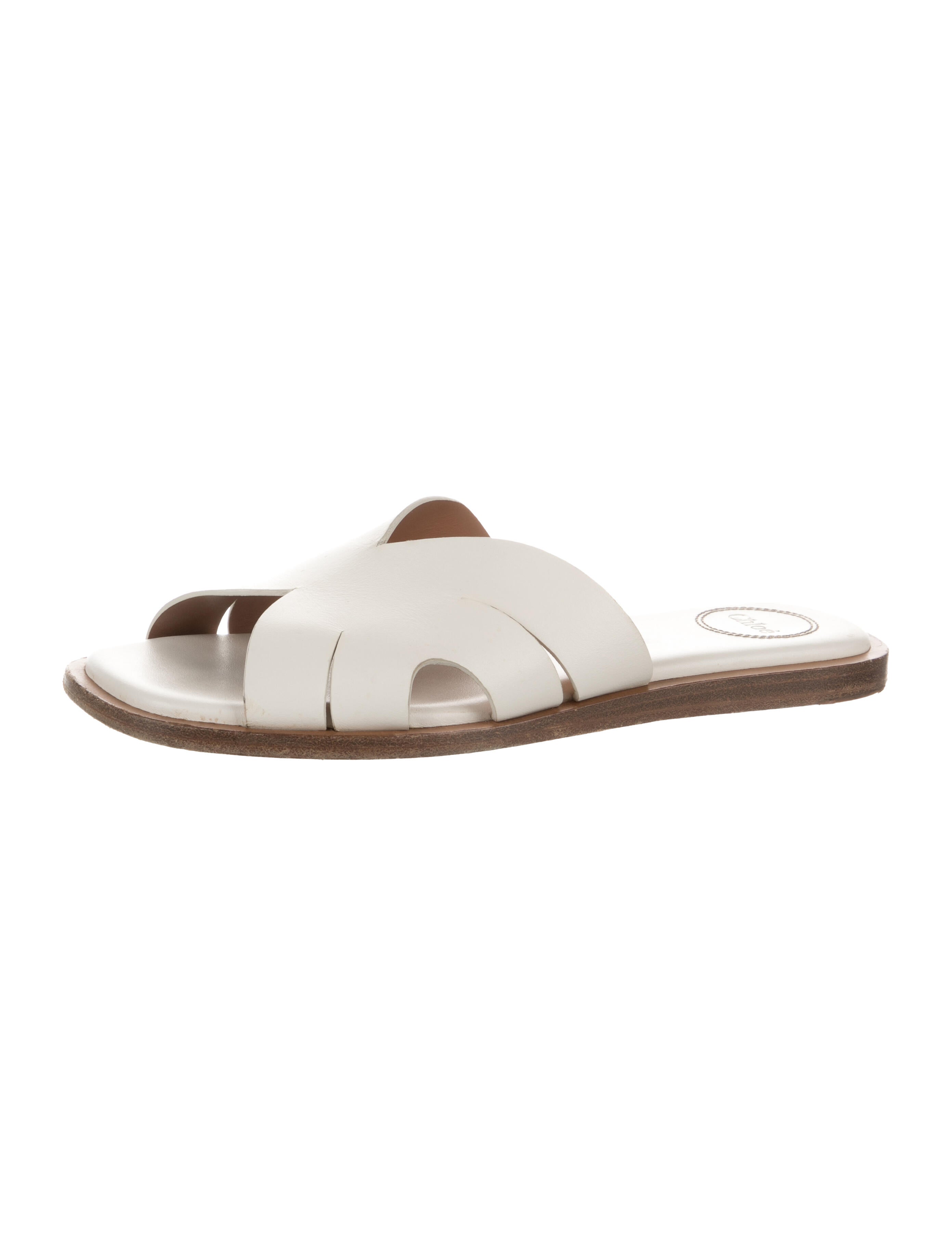 Chloé Leather Slides