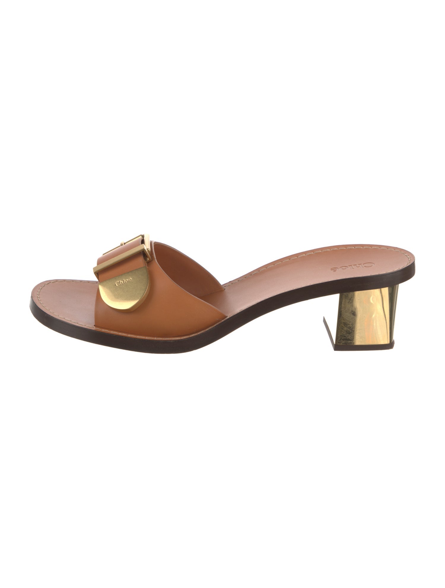 Chloé Leather Slides