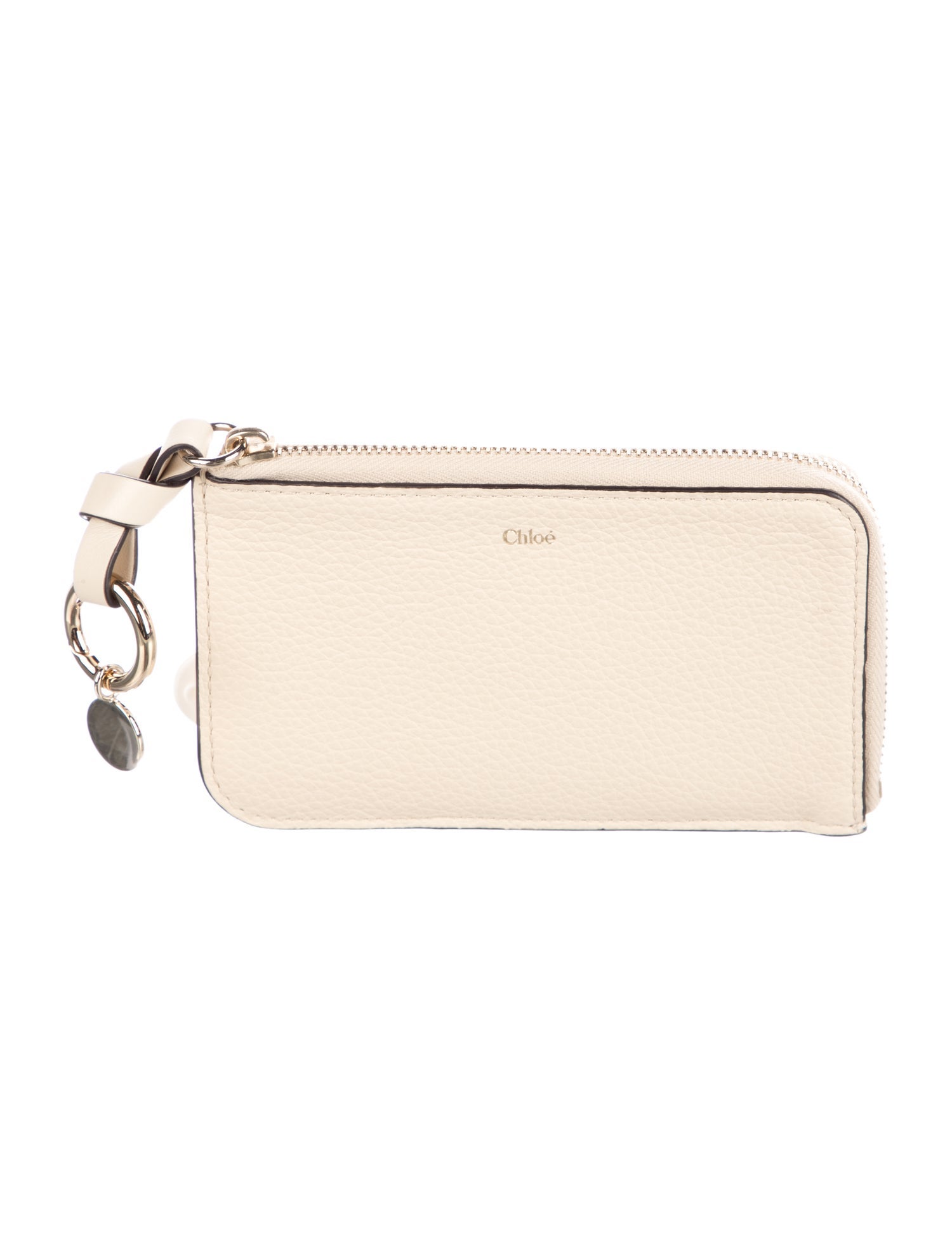Chloé Leather Keychain Wallet