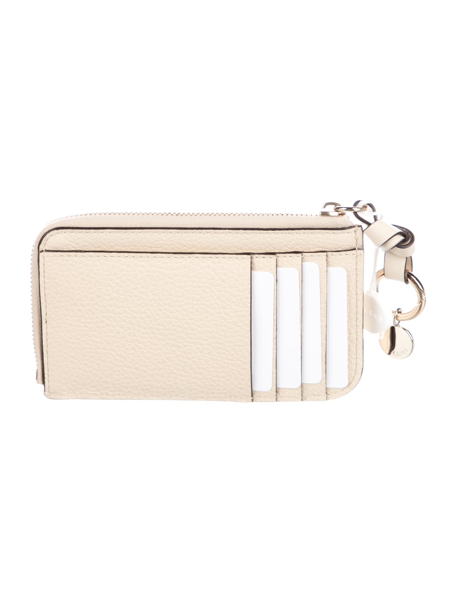Chloé Leather Keychain Wallet