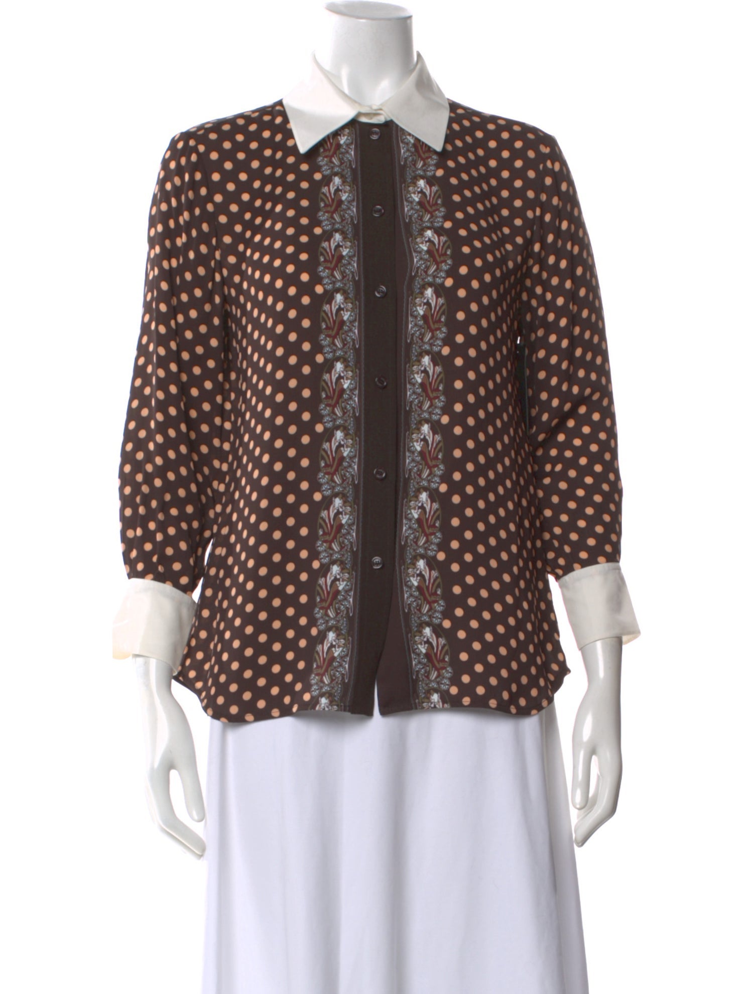 Chloé 2020 Polka Dot Print Blouse