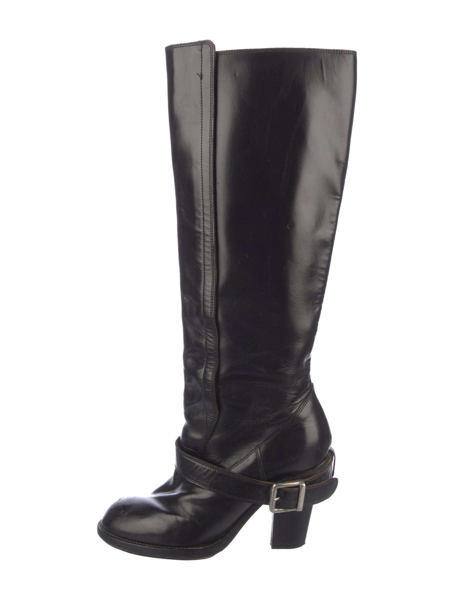 Chloé Leather Riding Boots