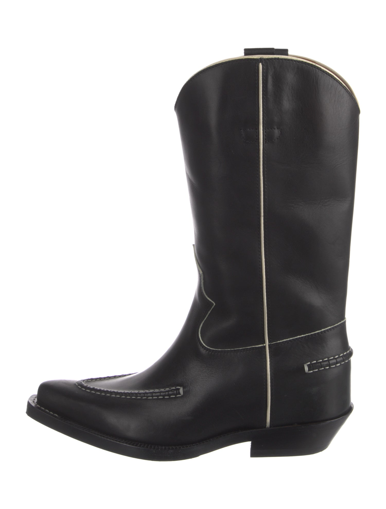 Chloé Leather Western Boots