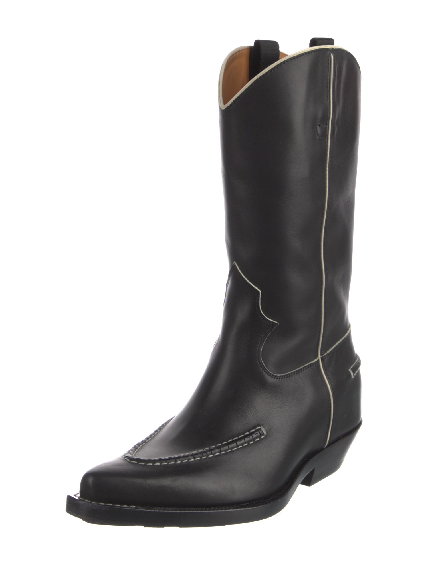 Chloé Leather Western Boots