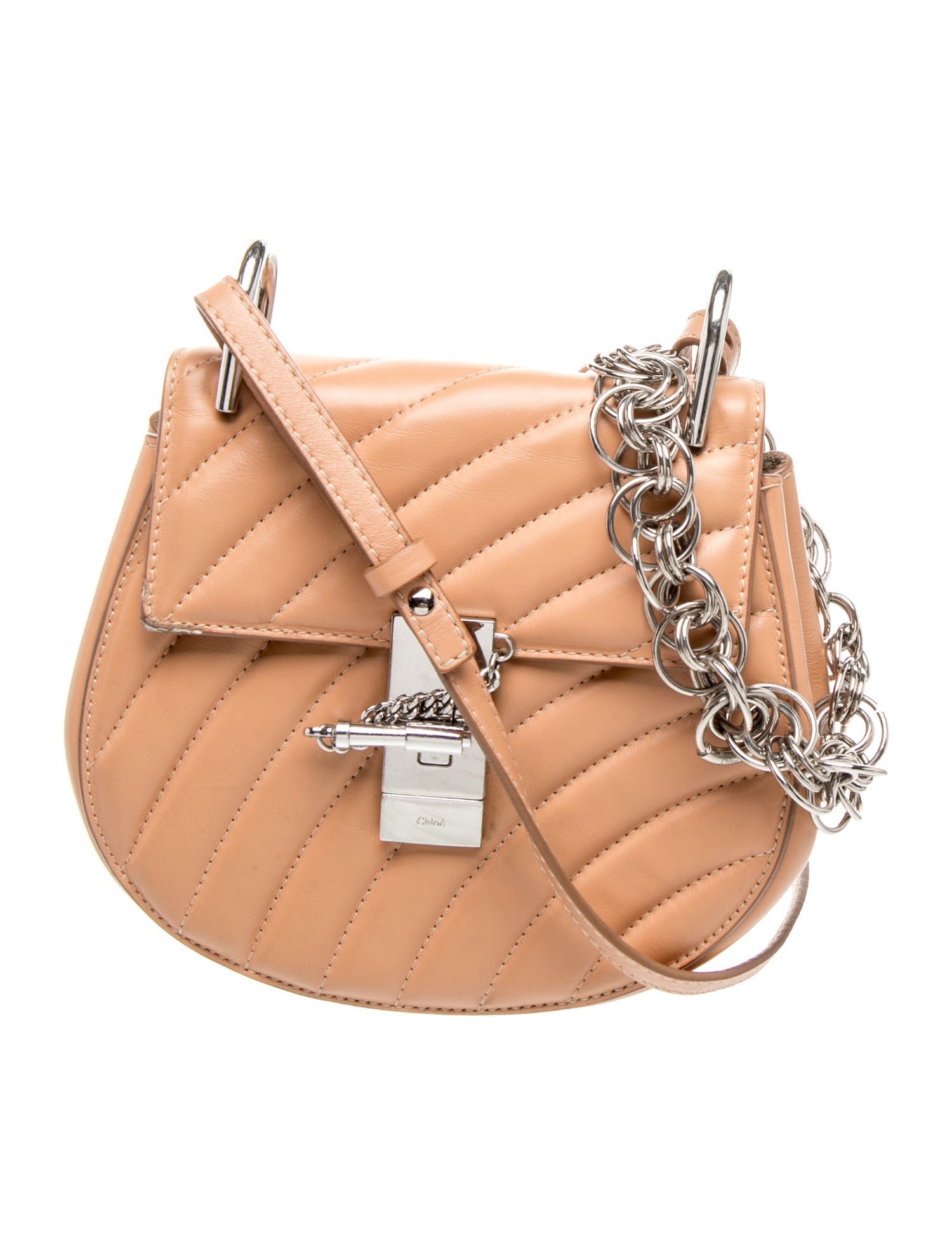 Chloé Leather Drew Bijou Crossbody Mini