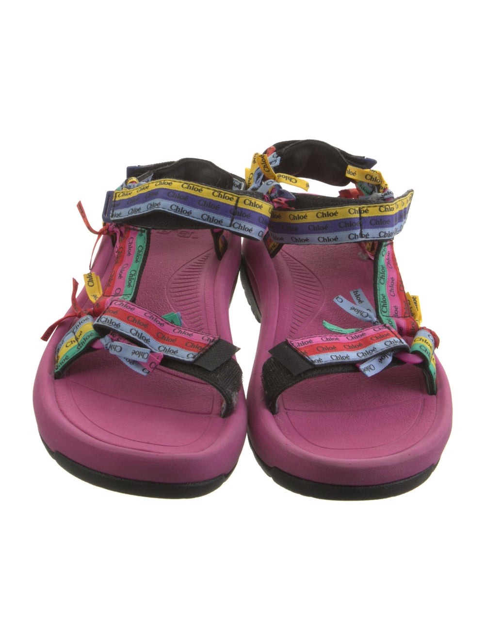 Chloé Patterned Slingback Sandals - image 3