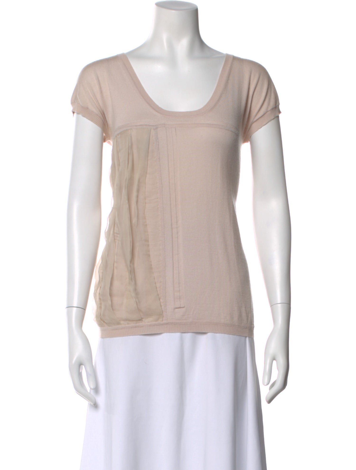 Chloé Cashmere Scoop Neck Top
