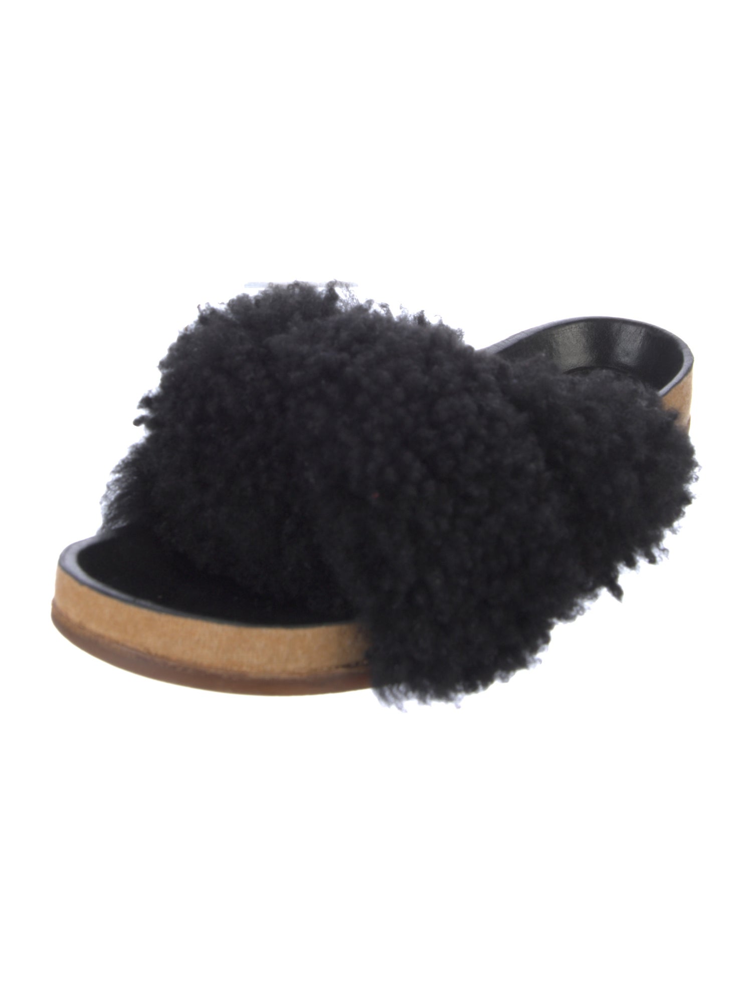 Chloé Shearling Slides