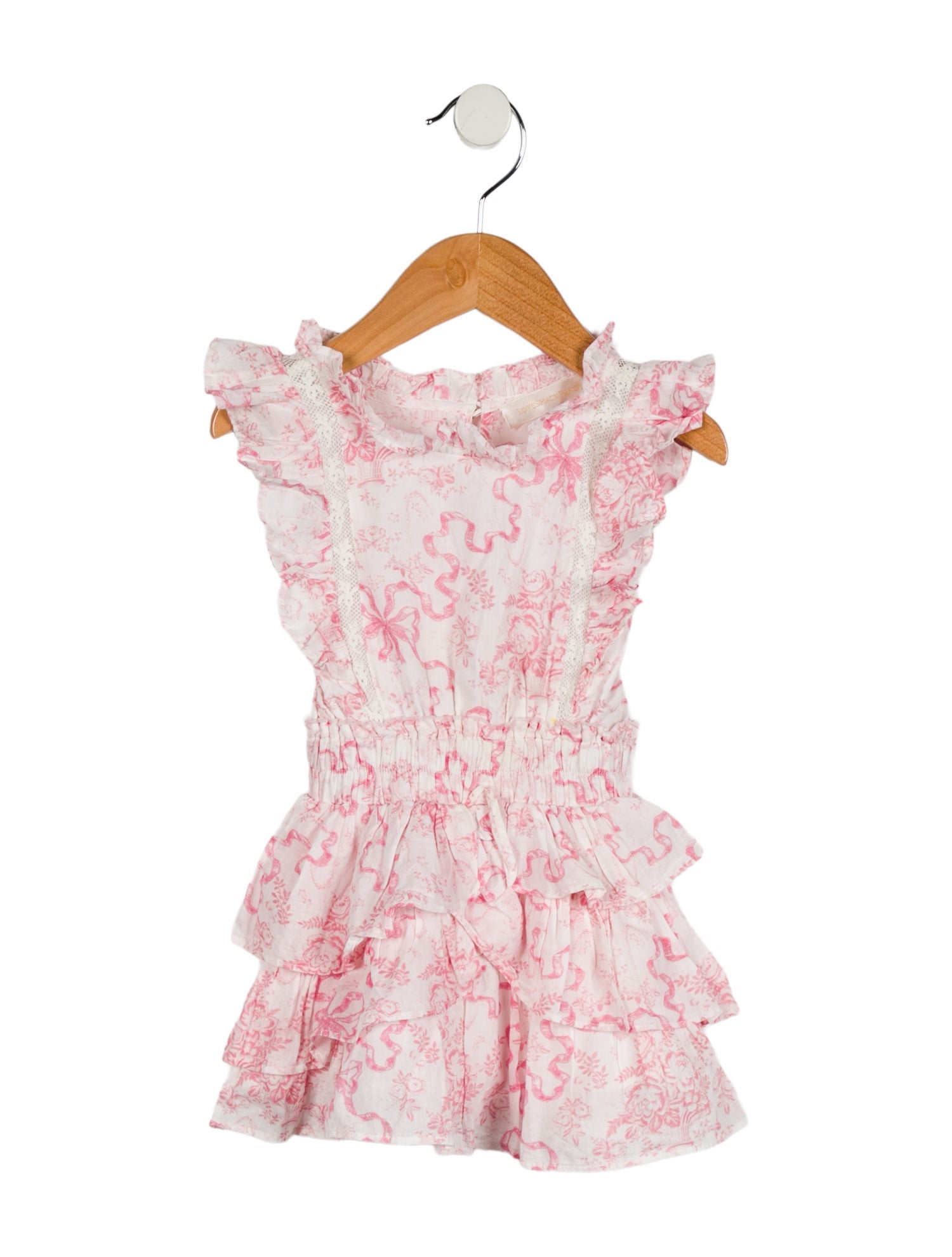 LoveShackFancy Toddler Girls' Sleeveless Floral Print Dress
