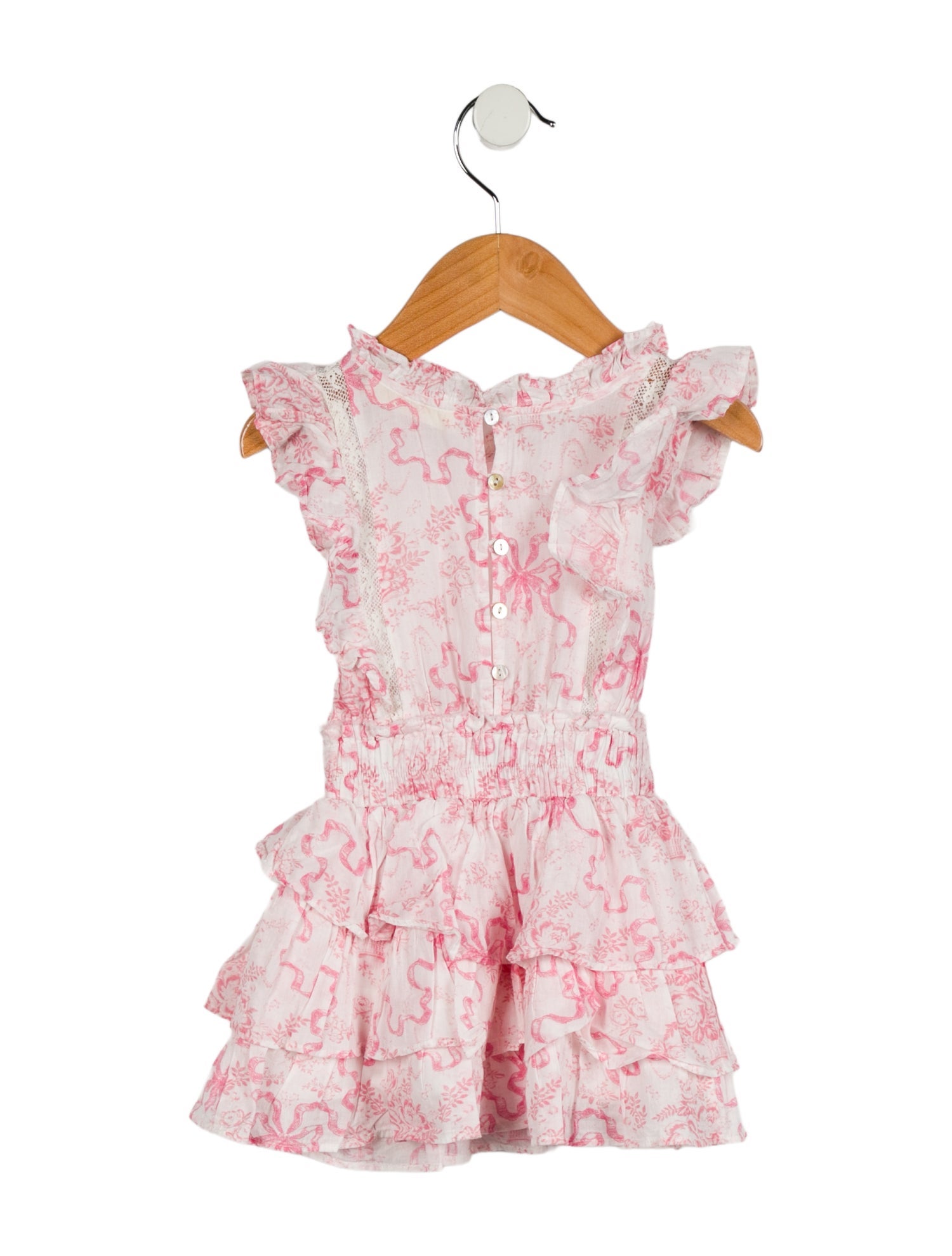 LoveShackFancy Toddler Girls' Sleeveless Floral Print Dress