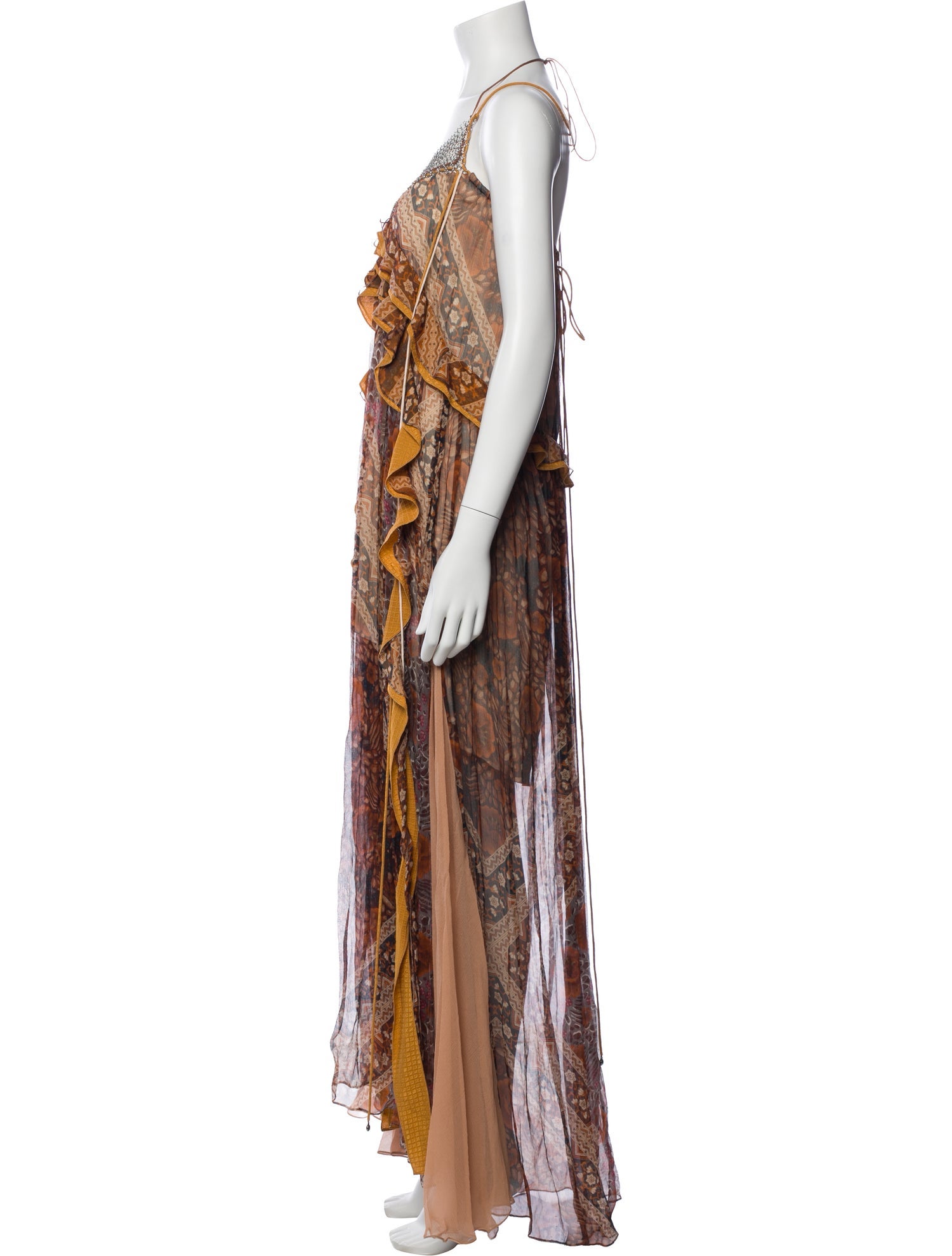 Chloé Silk Long Dress