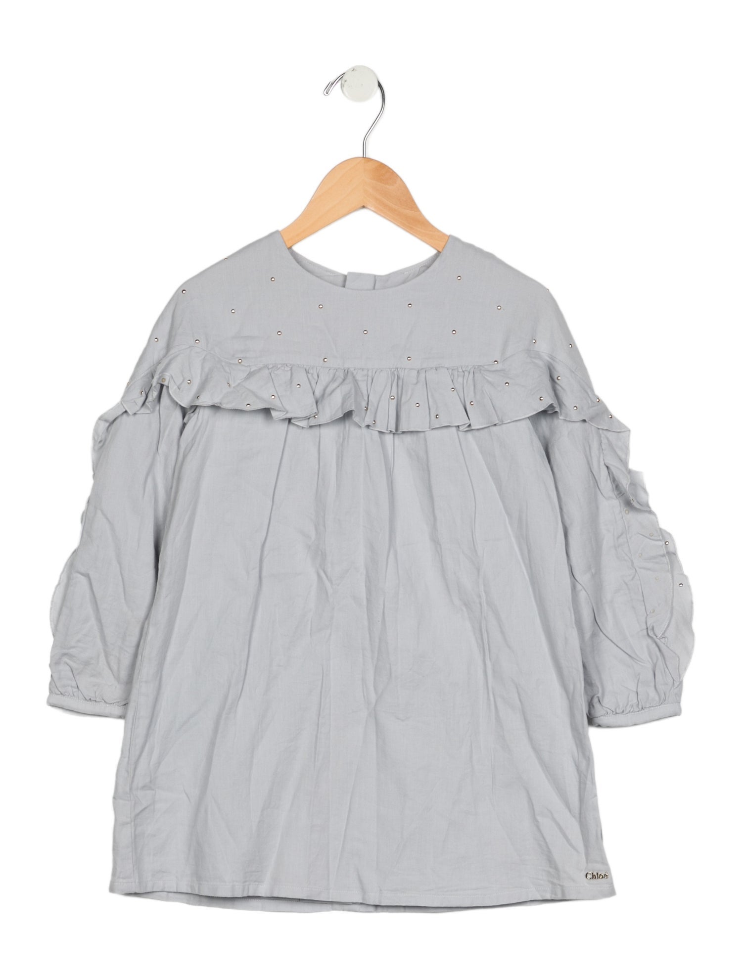 Chloé Toddler Girls' Ruffled Long Sleeve Dress