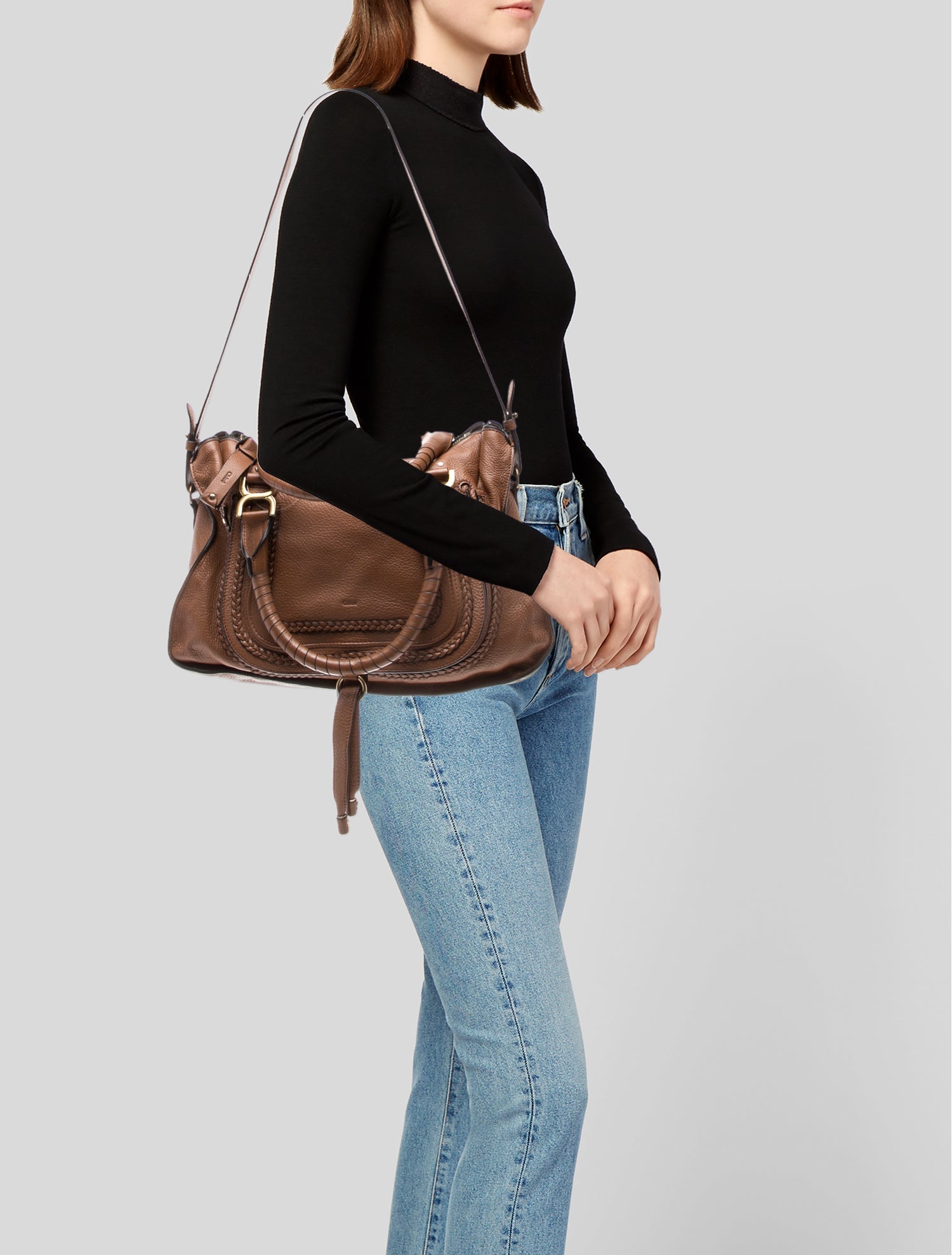 Chloé Leather Marcie Shoulder Bag