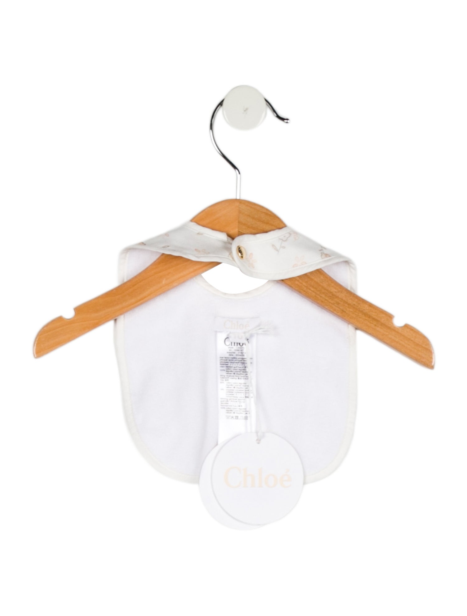 Chloé Infant Girls' Floral Print Bib