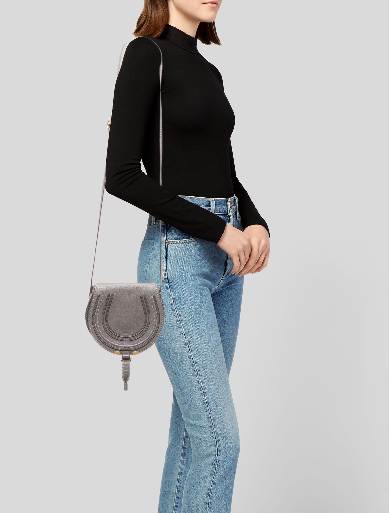 Chloé Leather Marcie Shoulder Bag Small