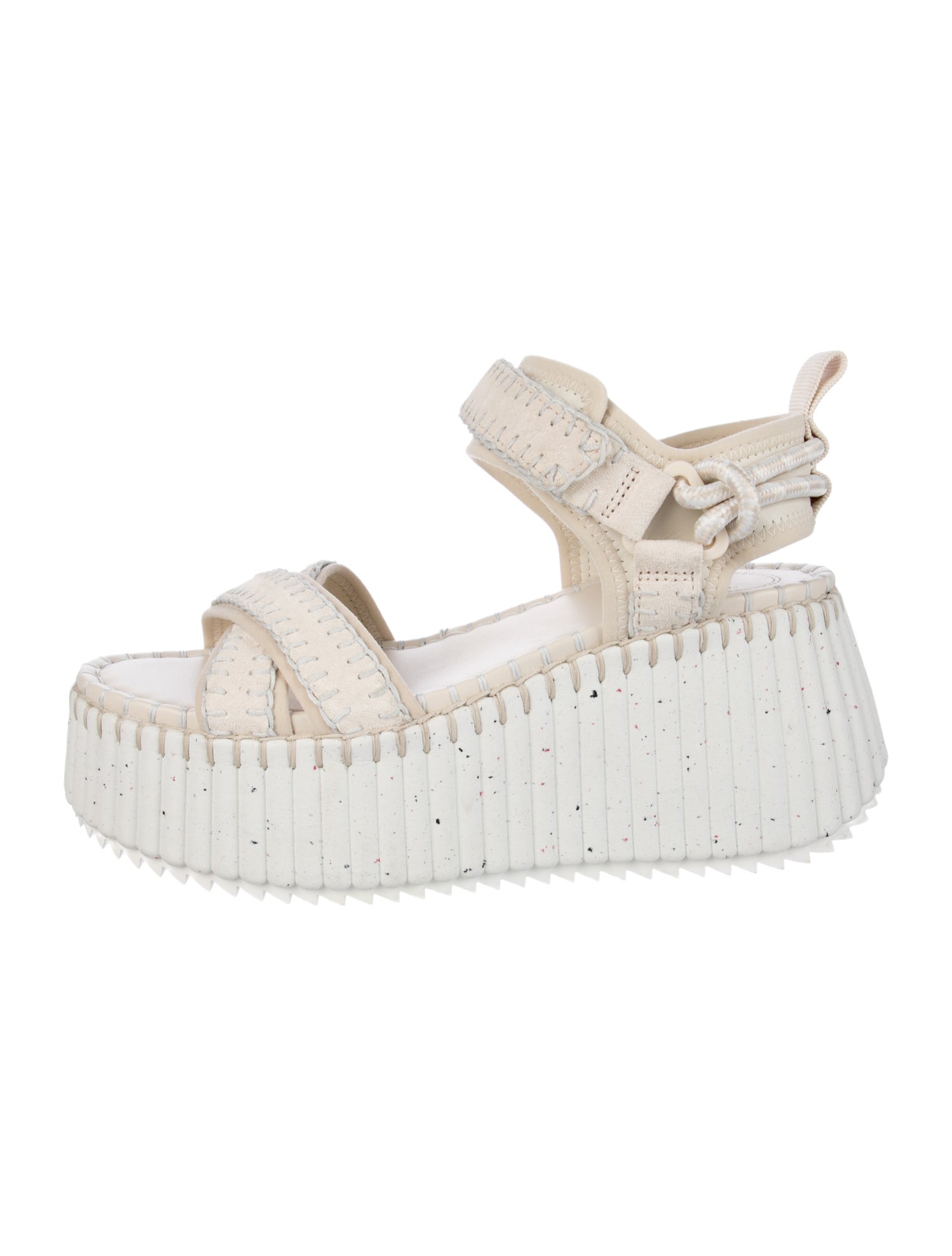 Chloé Whipstitch Trim Sneakers