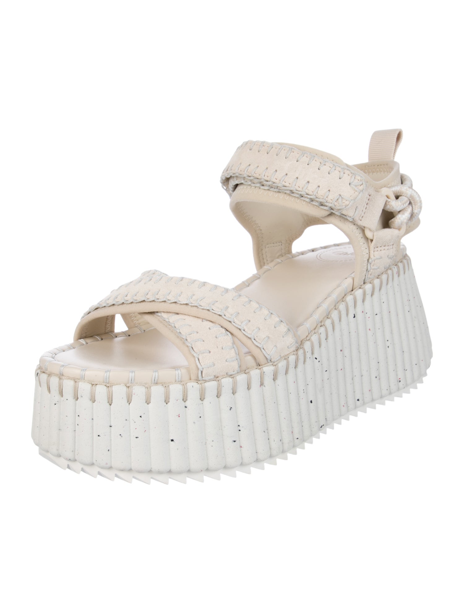 Chloé Whipstitch Trim Sneakers