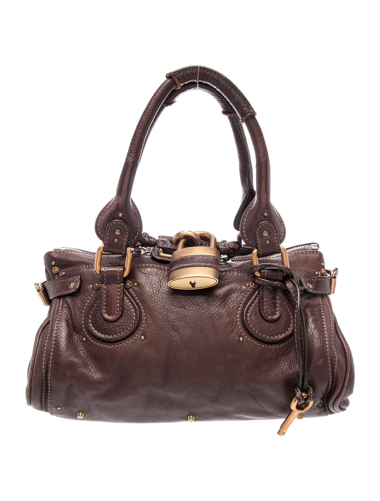 Chloé Leather Top Handle Bag