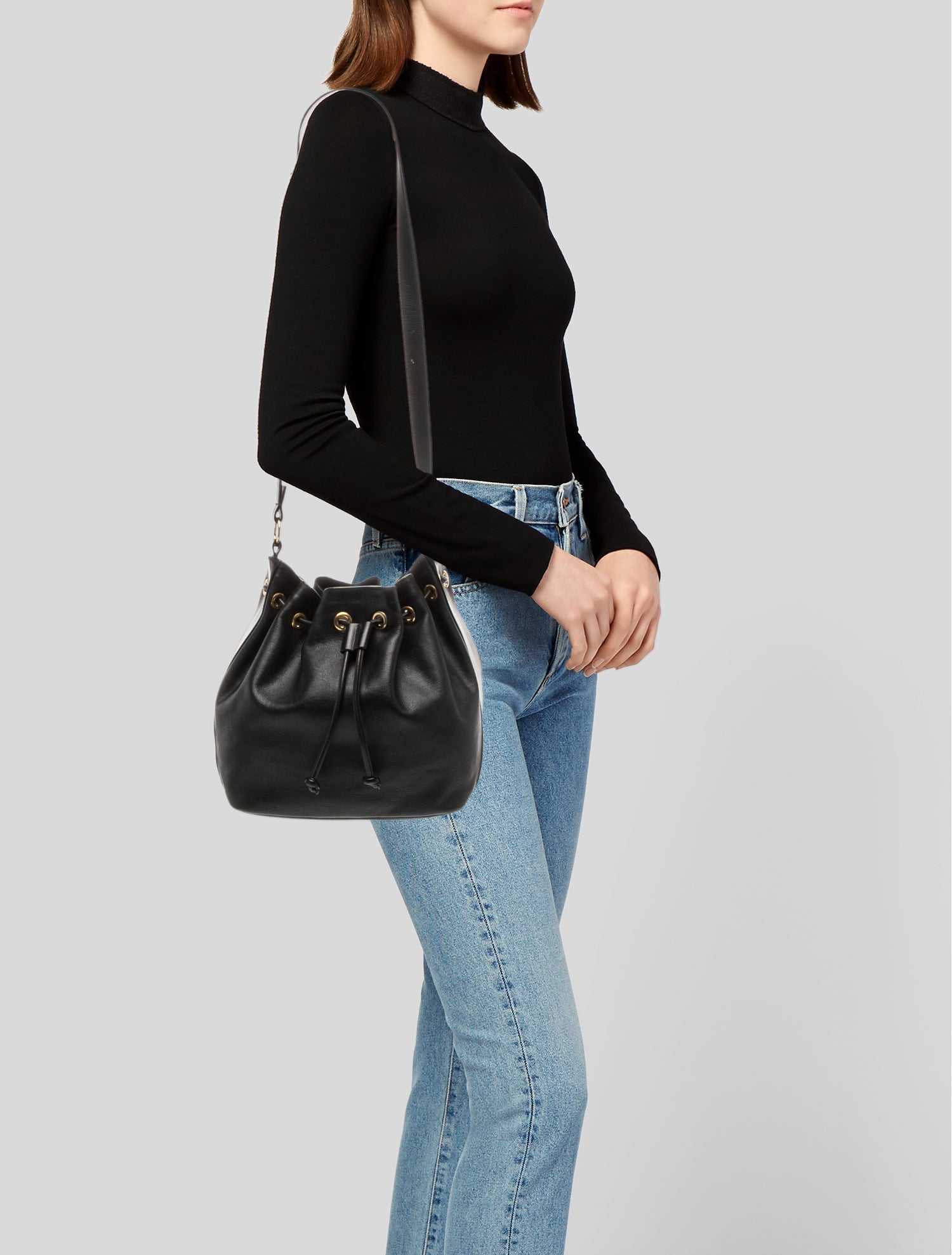 Chloé Leather Bucket Bag