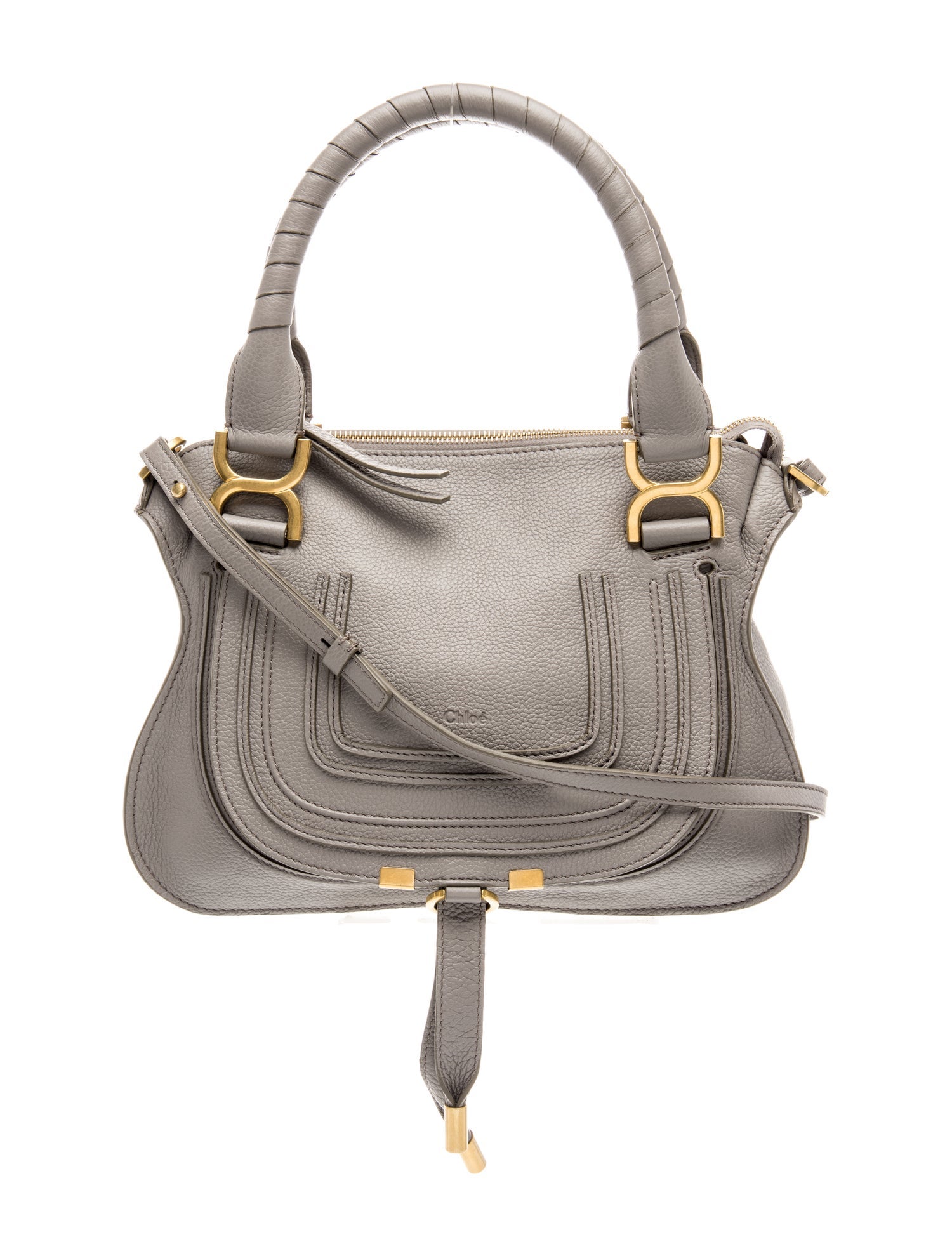 Chloé Leather Marcie Small Double Carry Bag