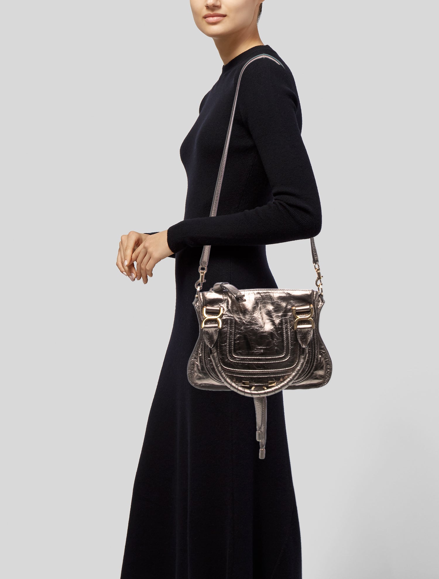 Chloé Leather Top Handle Bag