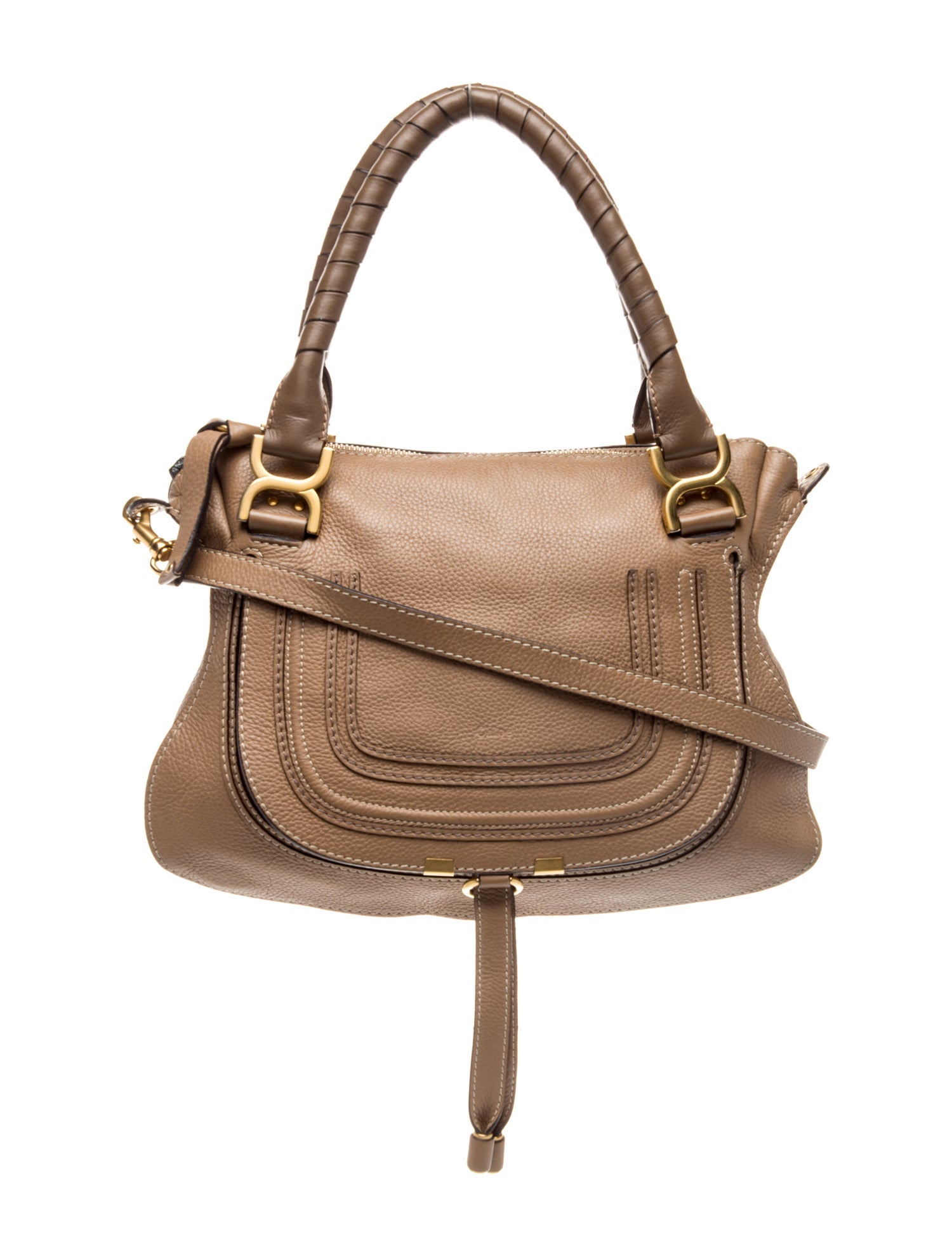 Chloé Leather Marcie Crossbody Large