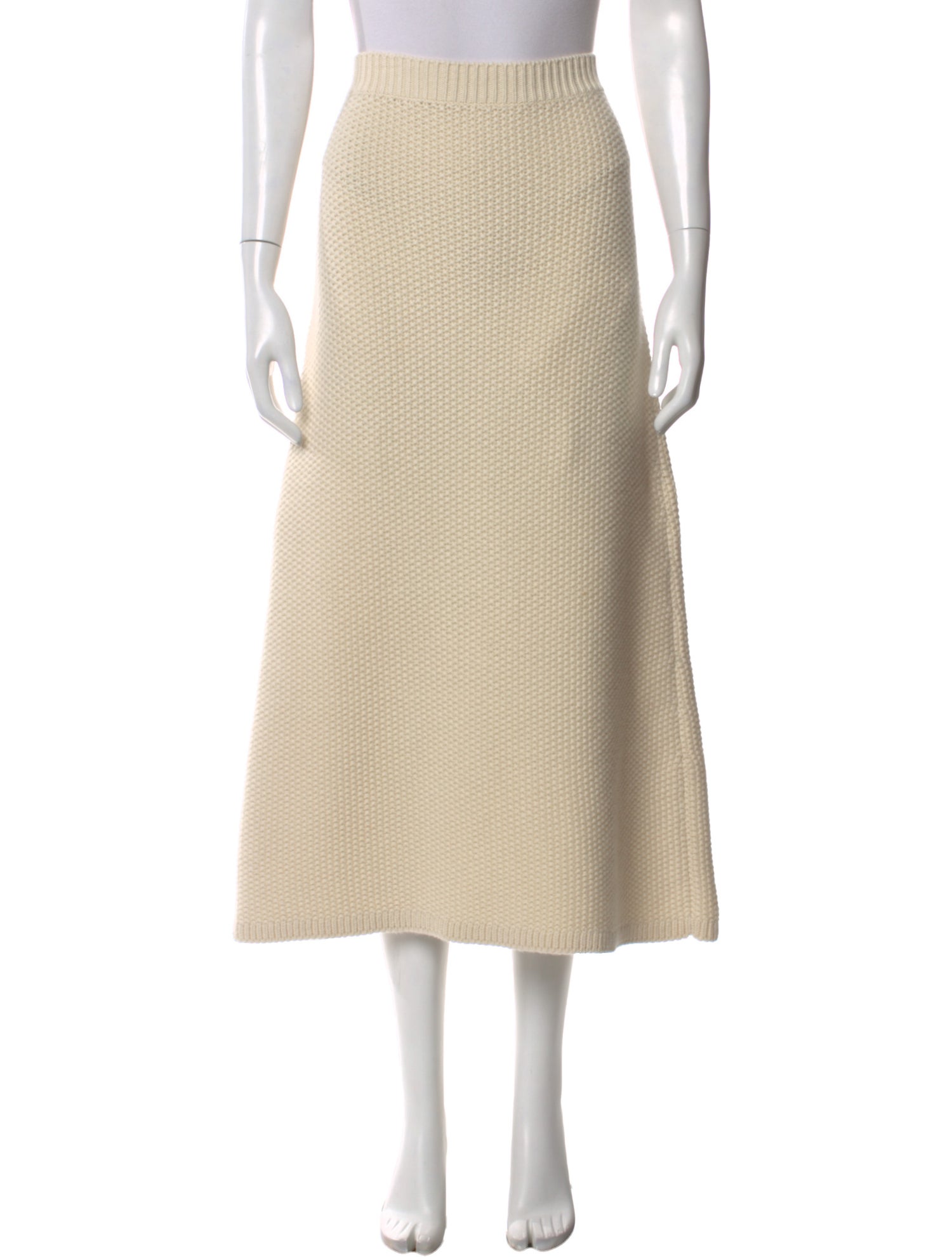 Chloé Cashmere Midi Length Skirt